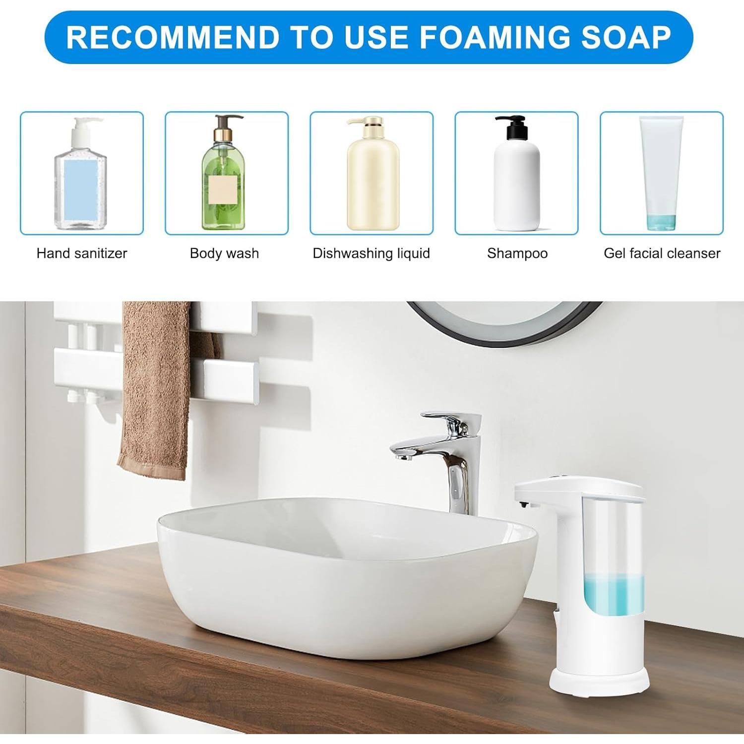 Dispensador Automático de Jabón Sin Contacto Obsoorth 370ml