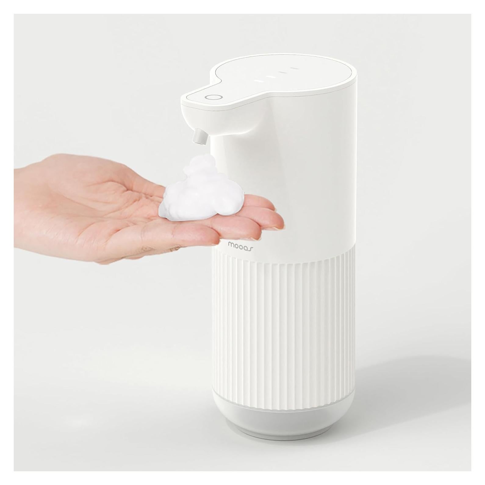 Dispensador de Jabón Espumoso Automático Mooas Blanco 11.8oz