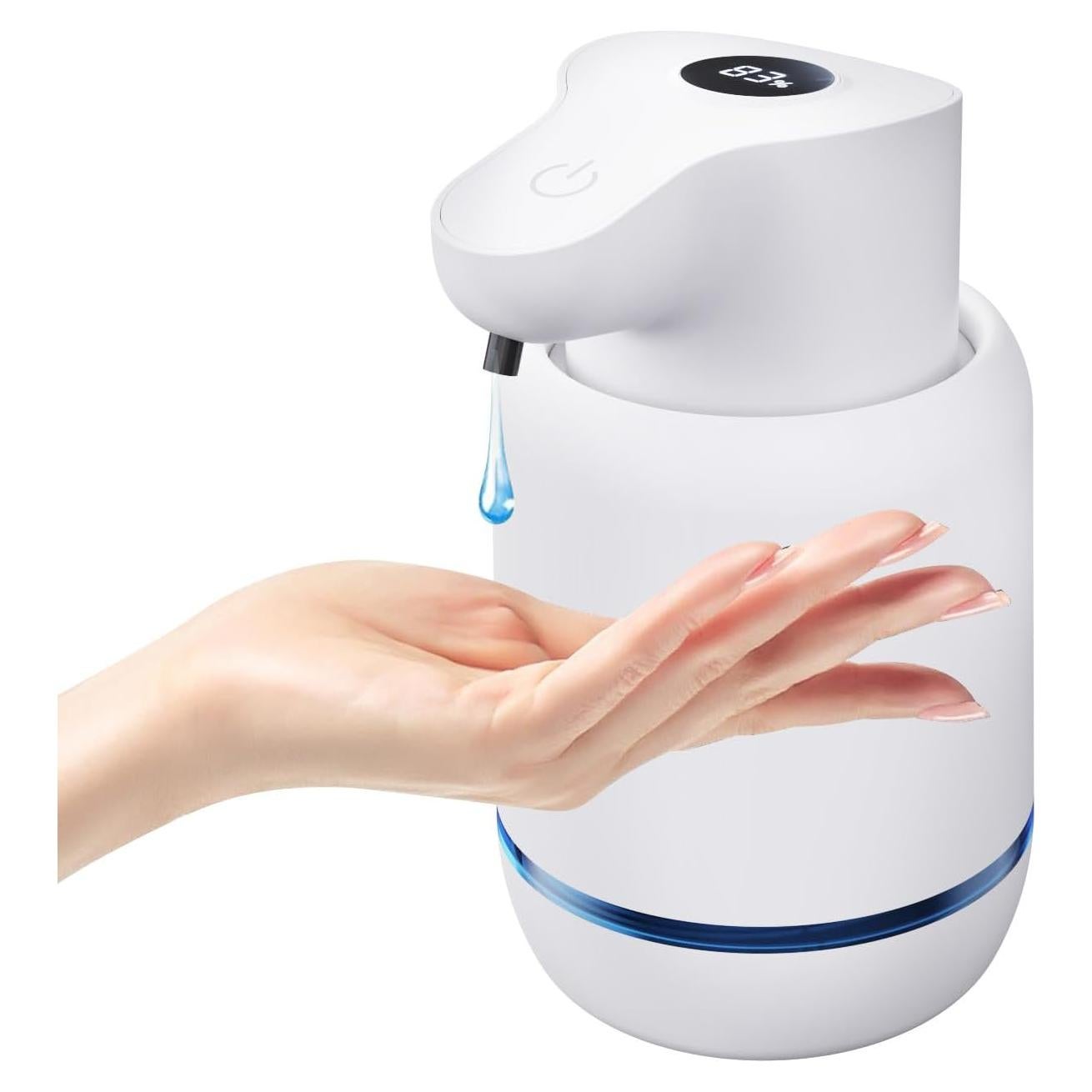 Dispensador Automático de Jabón Líquido ZOVEXUP 420ml Blanco