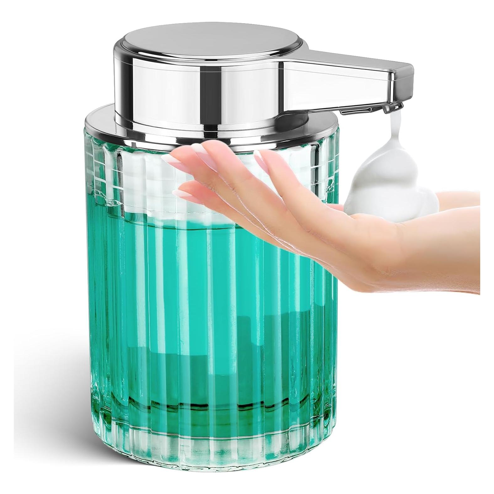 Dispensador Automático de Jabón Espuma Blancel 0.24L Vidrio