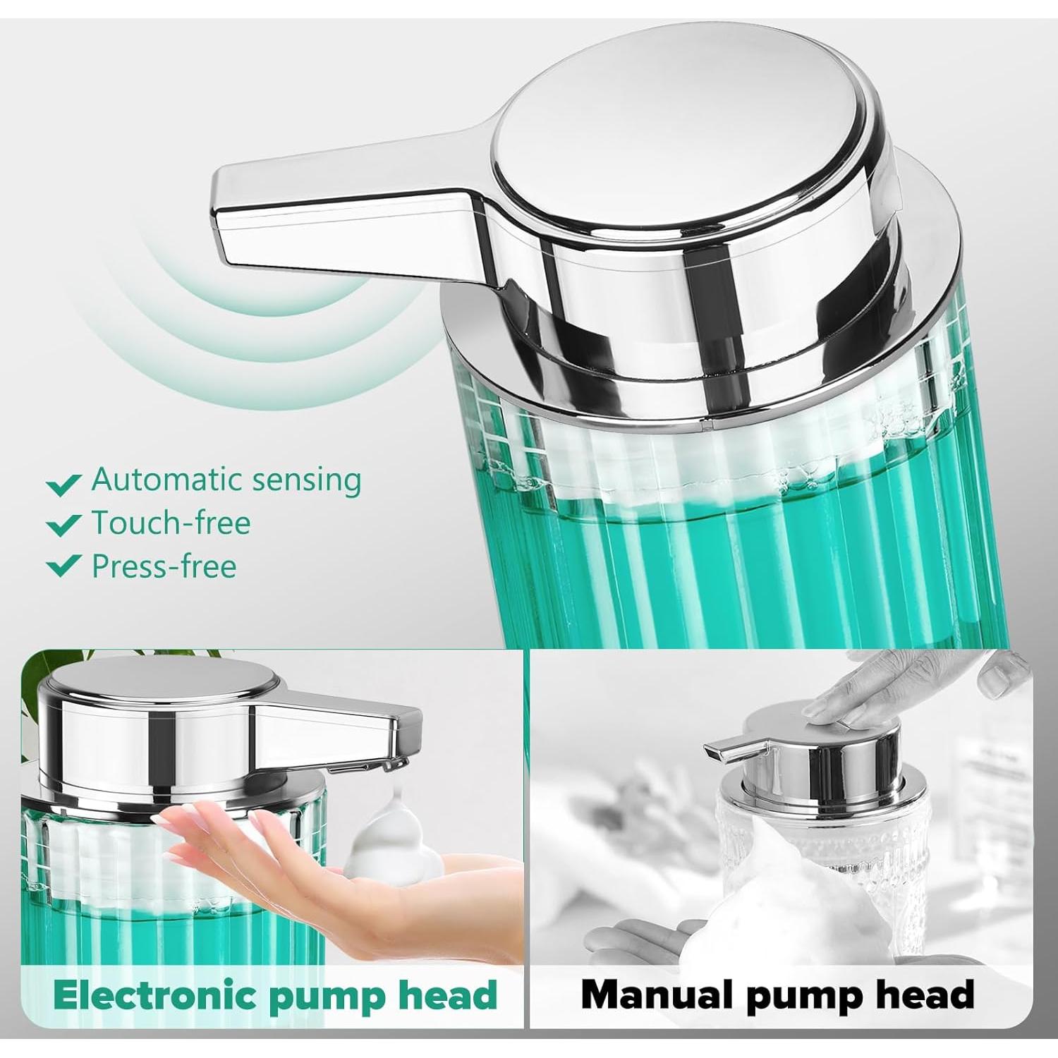 Dispensador Automático de Jabón Espuma Blancel 0.24L Vidrio