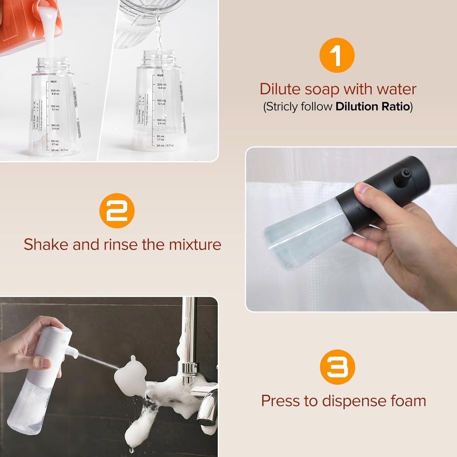 Dispensador de Jabón Espumoso Eléctrico Airversa ES1 Blanco 230ml