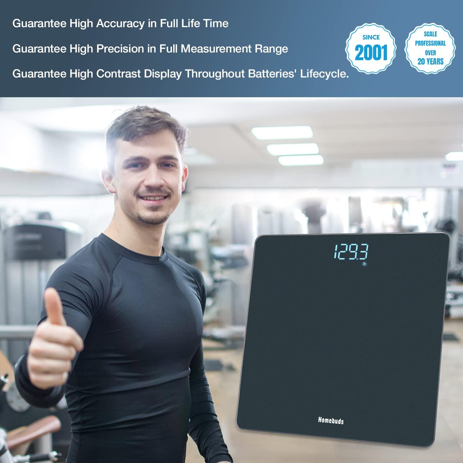 Báscula Digital Homebuds Azul para Peso Corporal 180kg