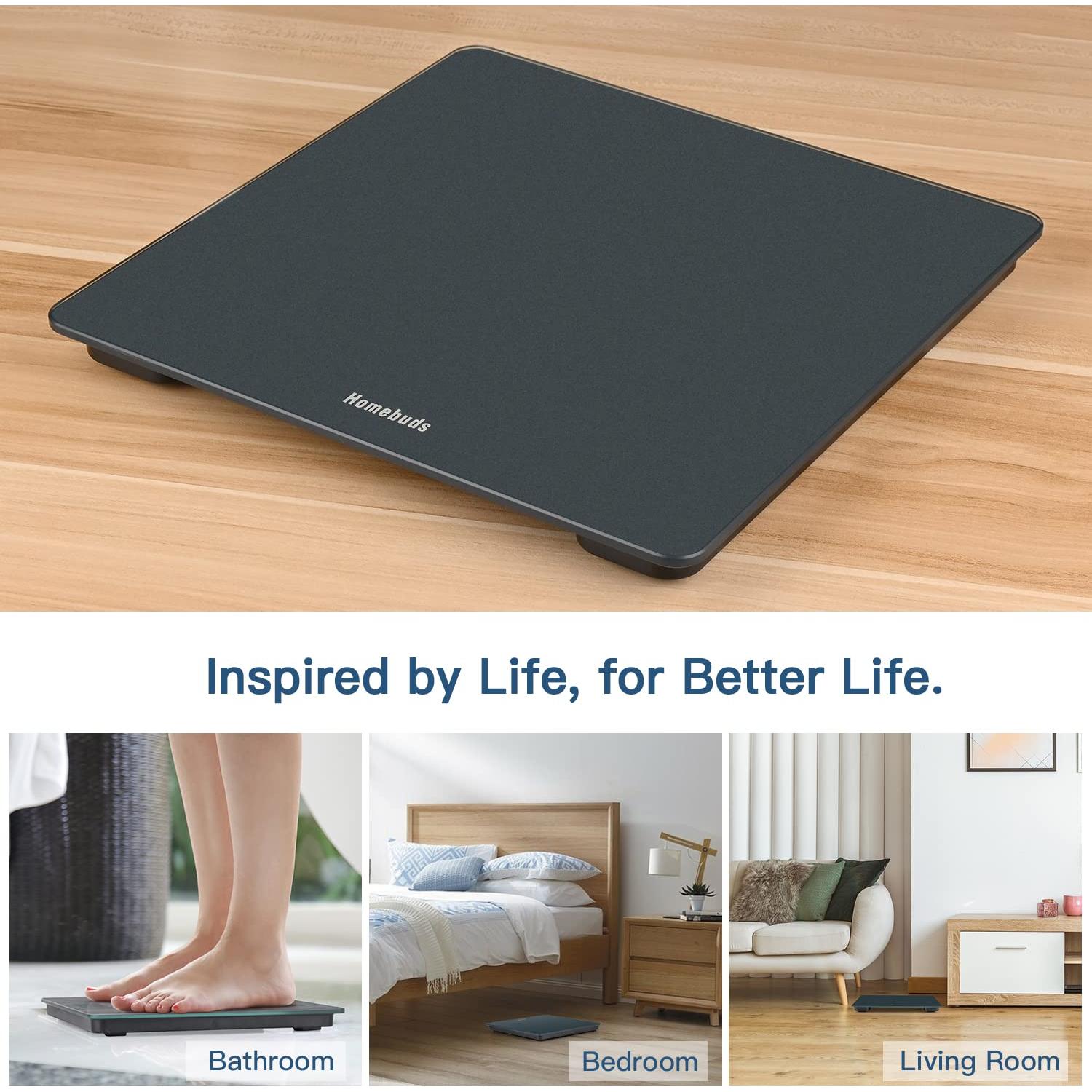 Báscula Digital Homebuds Azul para Peso Corporal 180kg