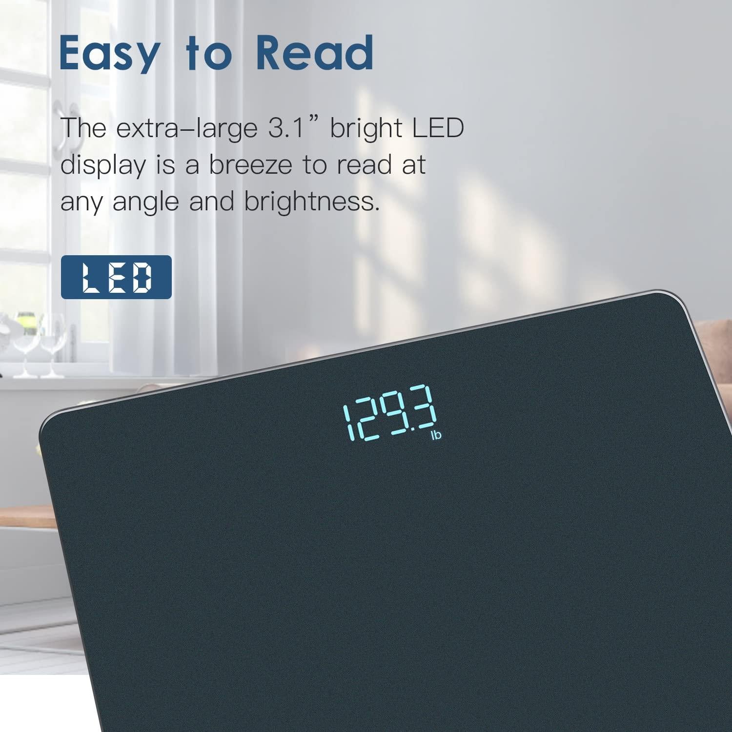 Báscula Digital Homebuds Azul para Peso Corporal 180kg