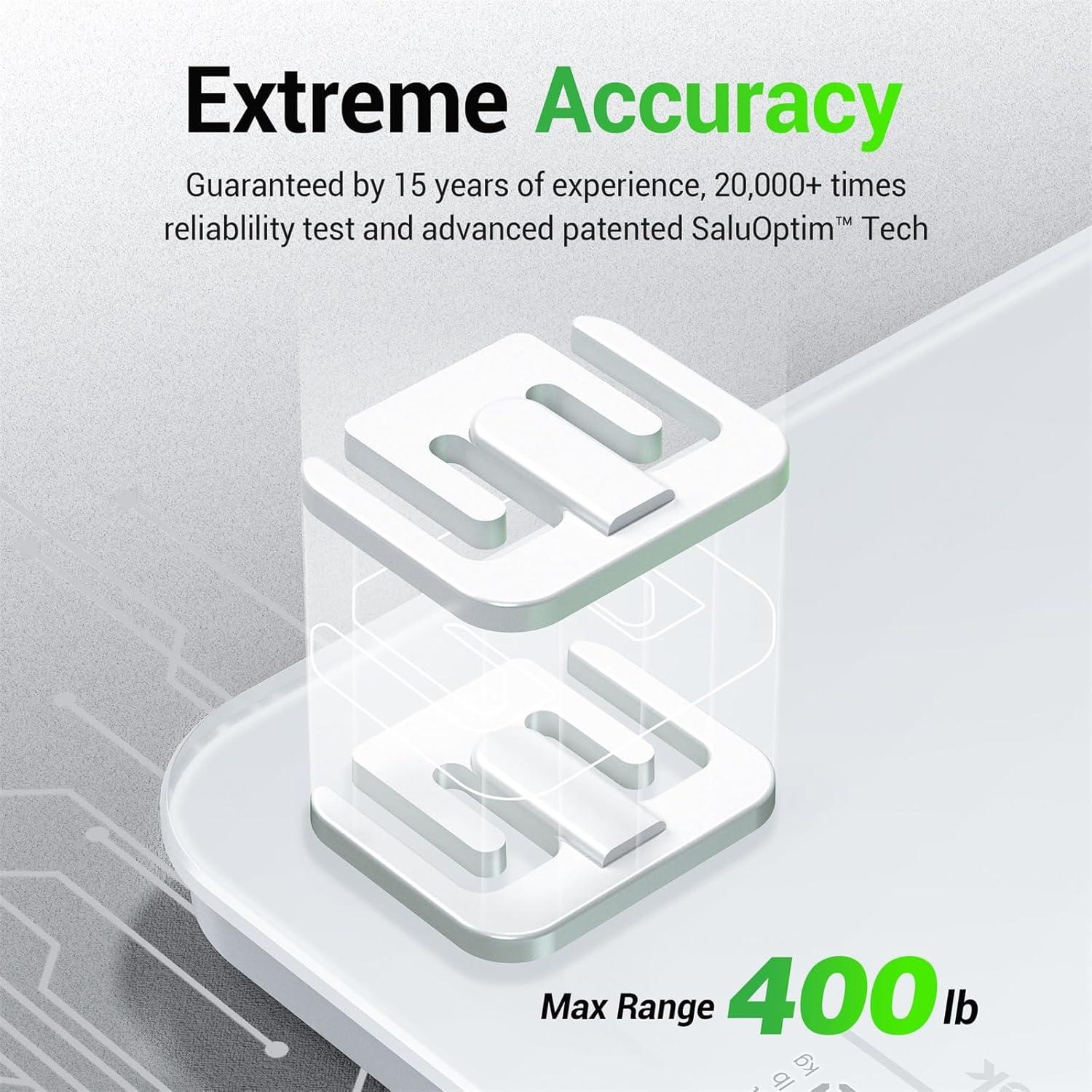 Báscula de Baño Digital Ovutek VWS330, 181 kg, Pantalla LED