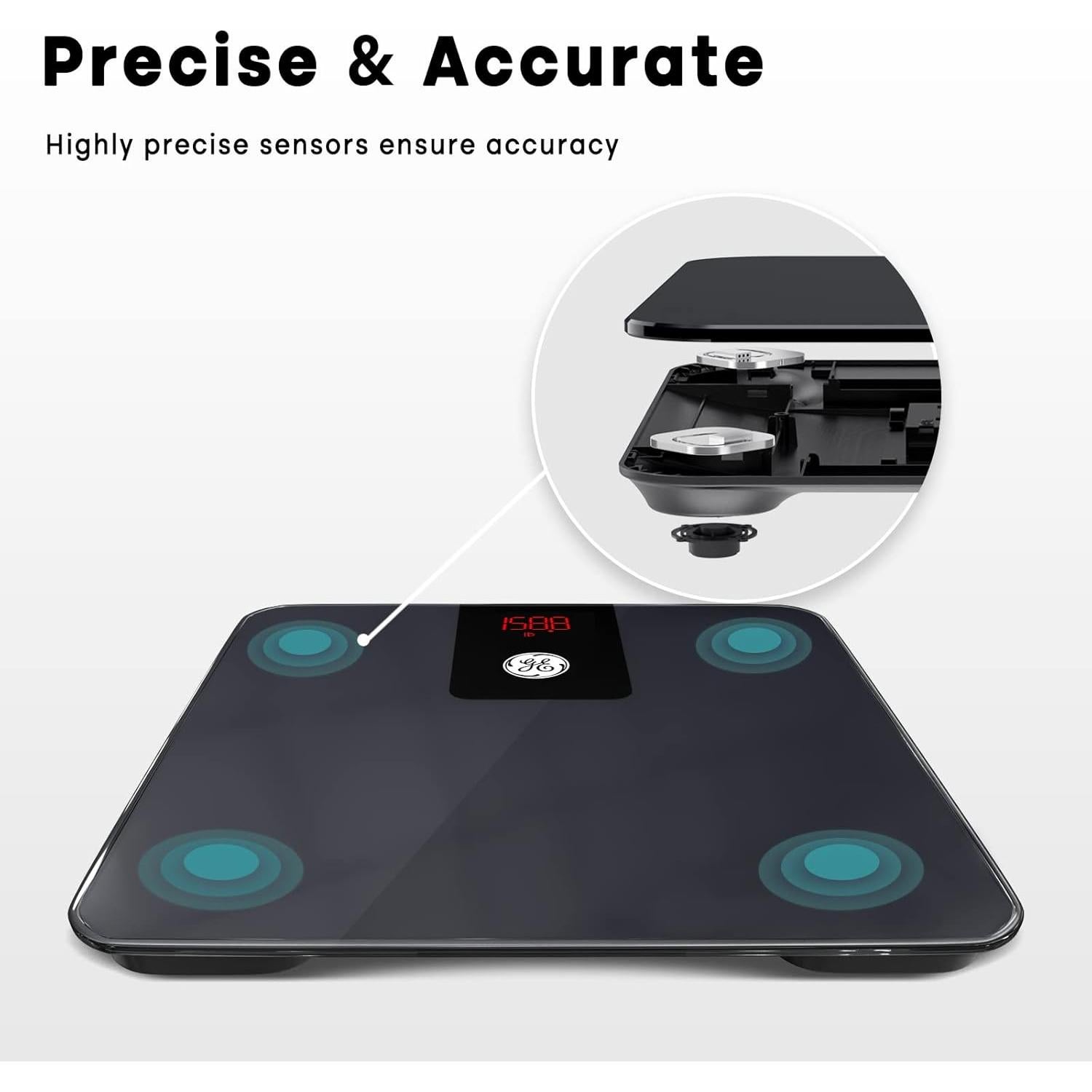 Escala de Baño Inteligente GE Fit Prime - 181kg Bluetooth Negra