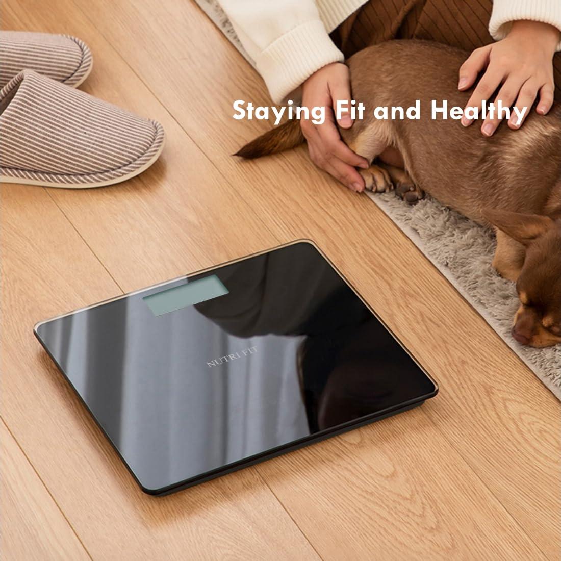 Balanza Digital de Baño NUTRI FIT 150 kg con Pantalla LCD