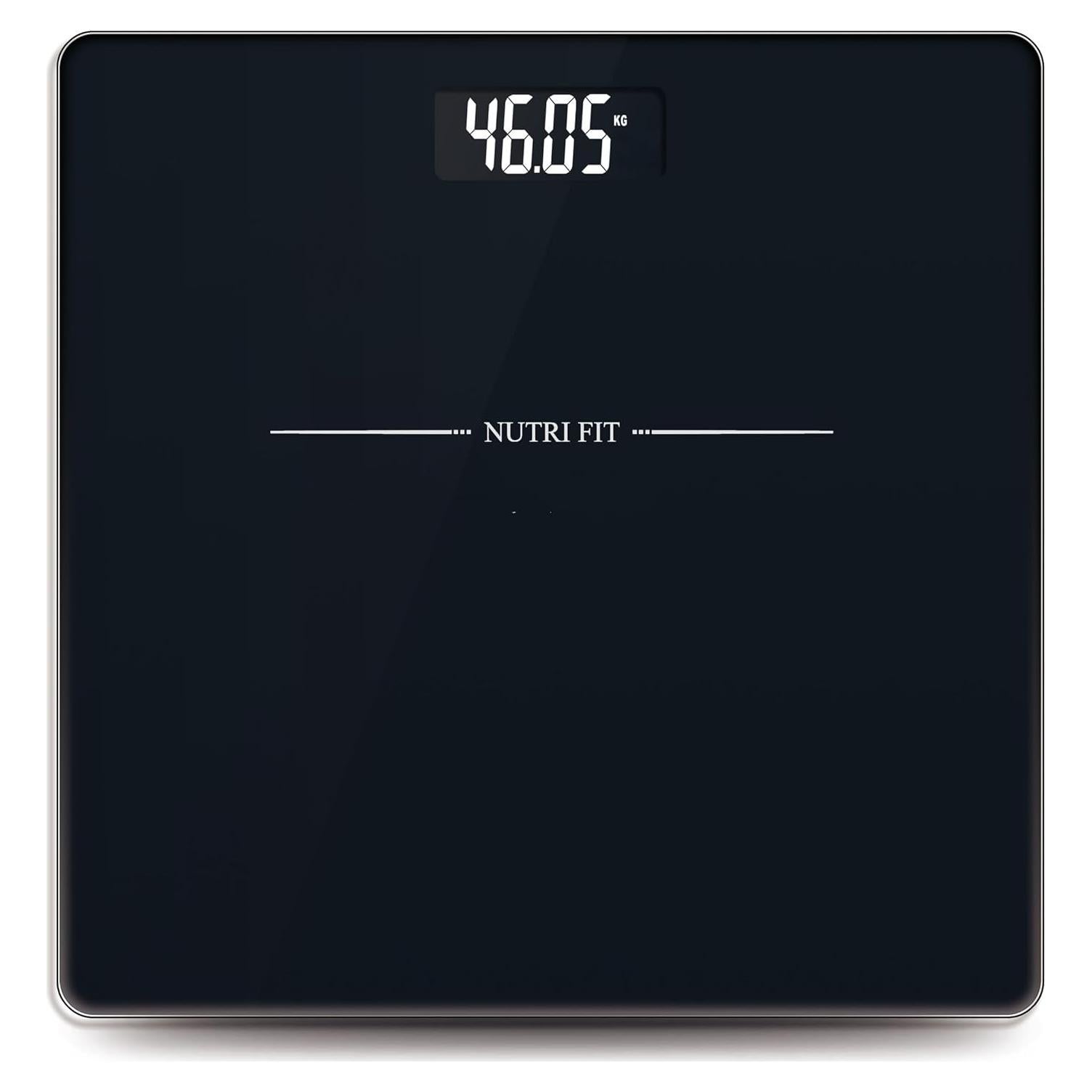 Balanza Digital de Baño NUTRI FIT 150kg Pantalla LCD Retroiluminada