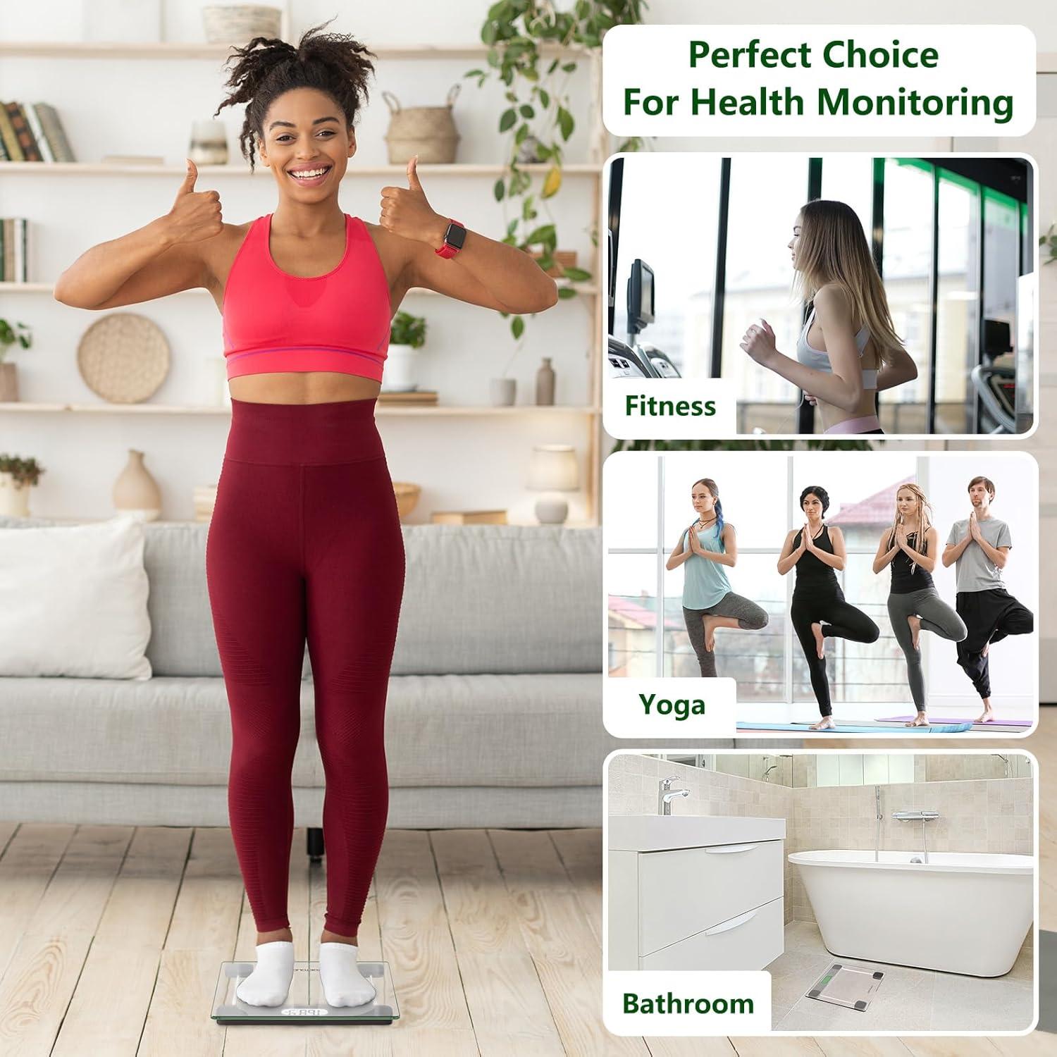 Báscula Digital ZOETOUCH 181 kg Vidrio Templado LCD Retroiluminada