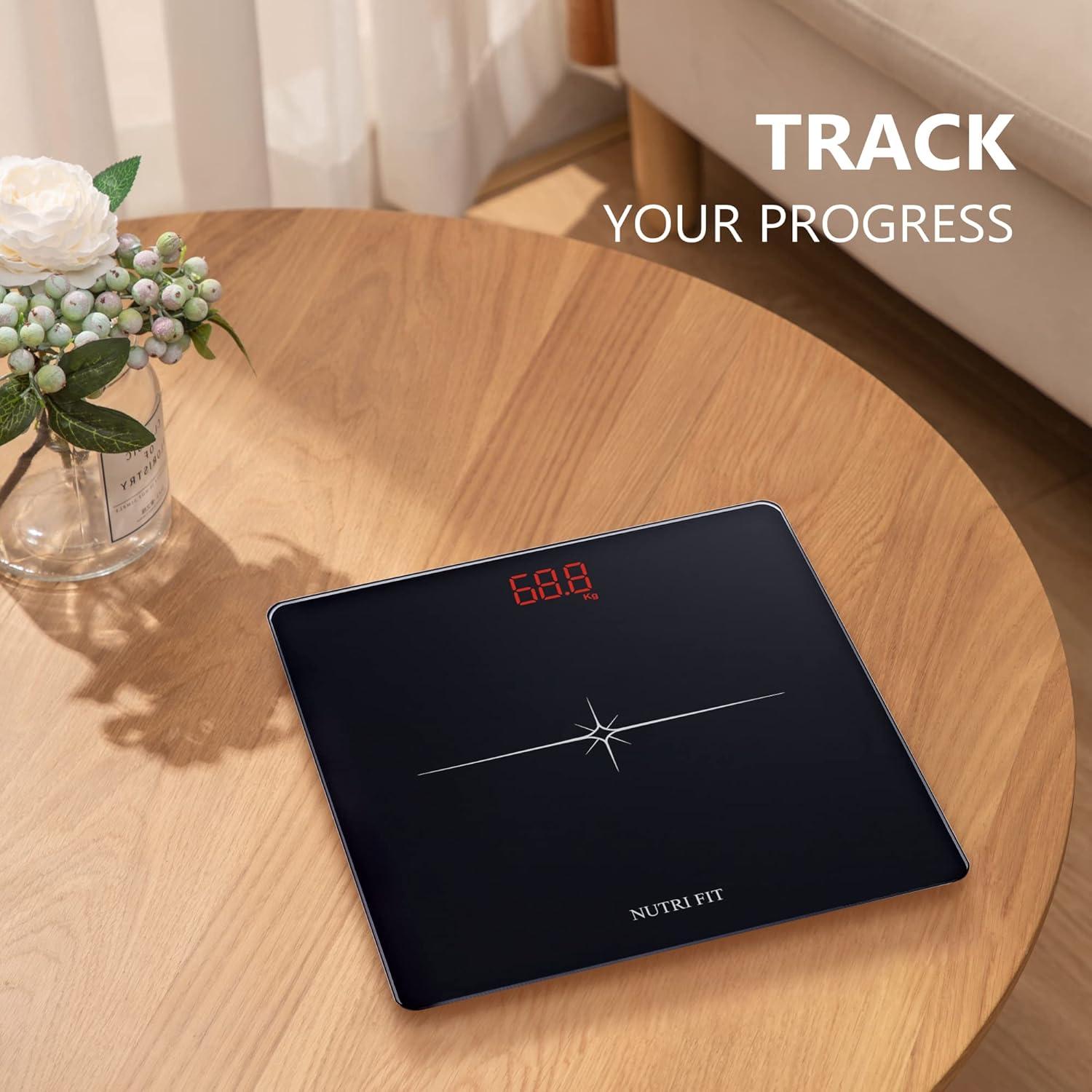 Balanza Digital NUTRI FIT para Peso Corporal 150 kg LED