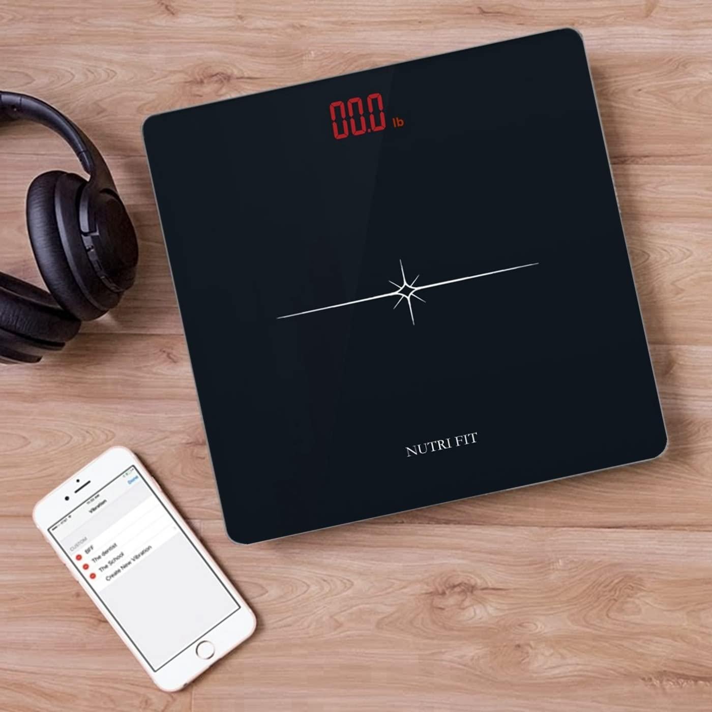Balanza Digital NUTRI FIT para Peso Corporal 150 kg LED