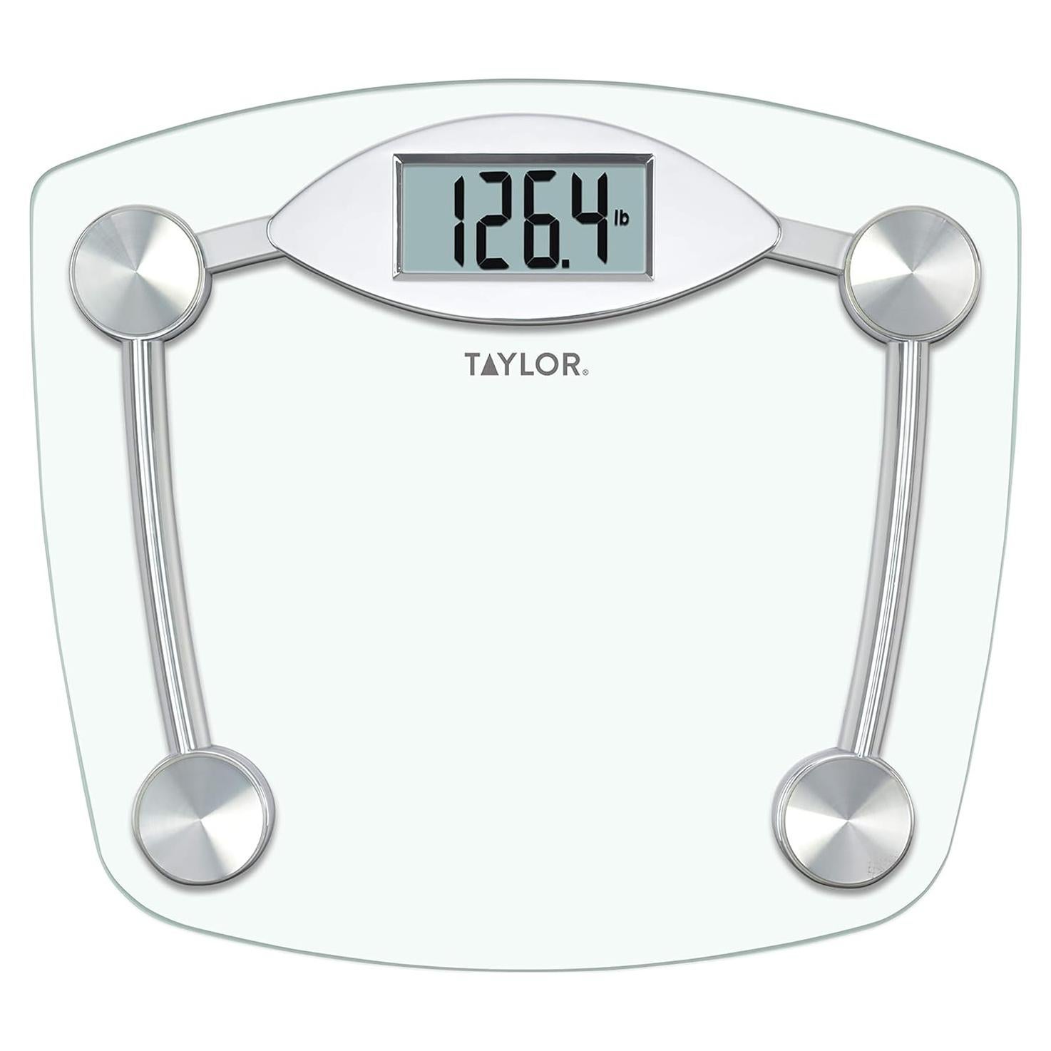 Balanza Digital Taylor Precision 7506 Cromo y Vidrio 180 kg