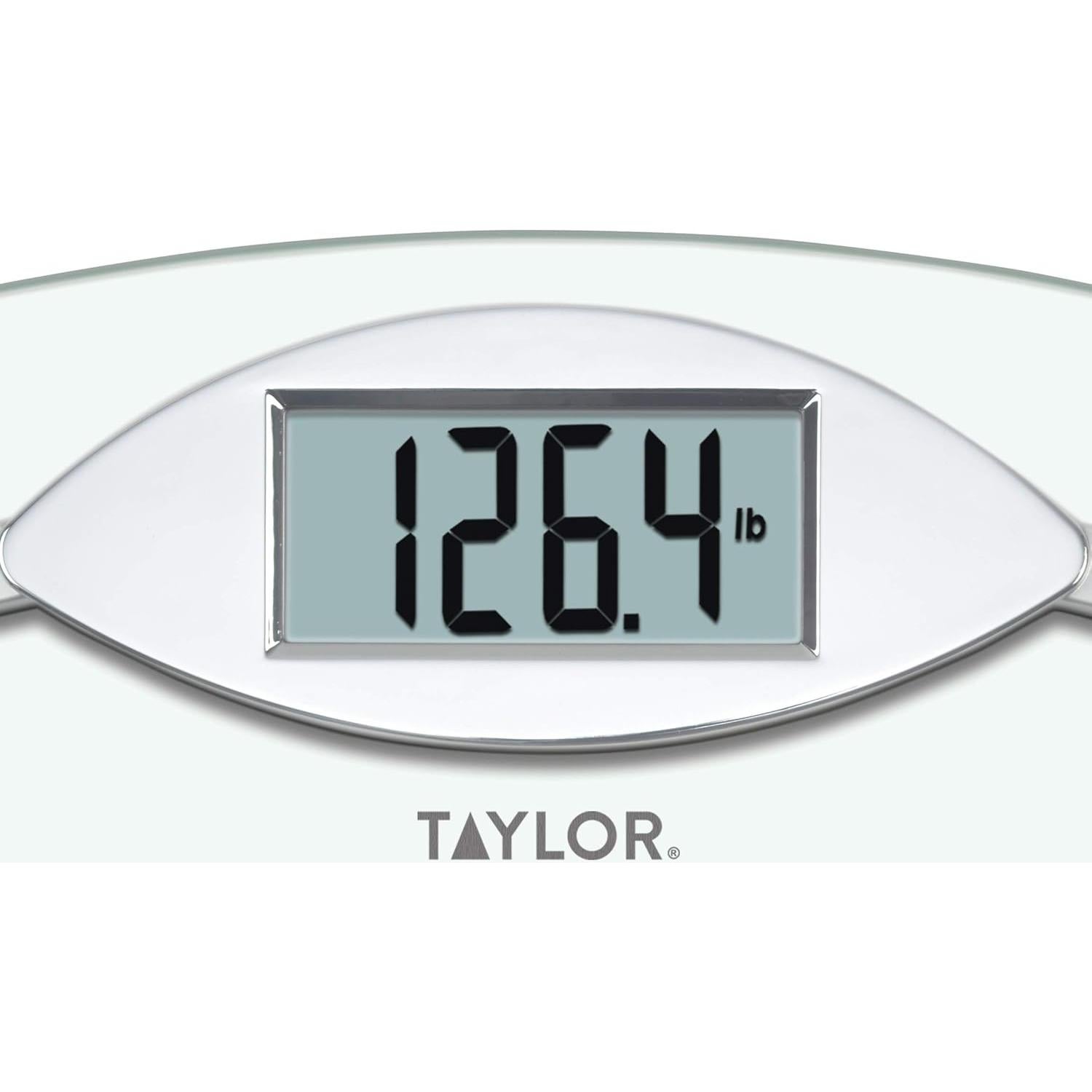 Balanza Digital Taylor Precision 7506 Cromo y Vidrio 180 kg