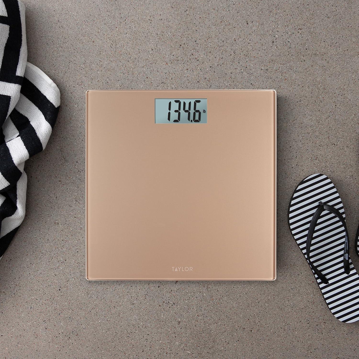 Báscula Digital Taylor 7558 Alta Precisión 181.44 kg Vidrio