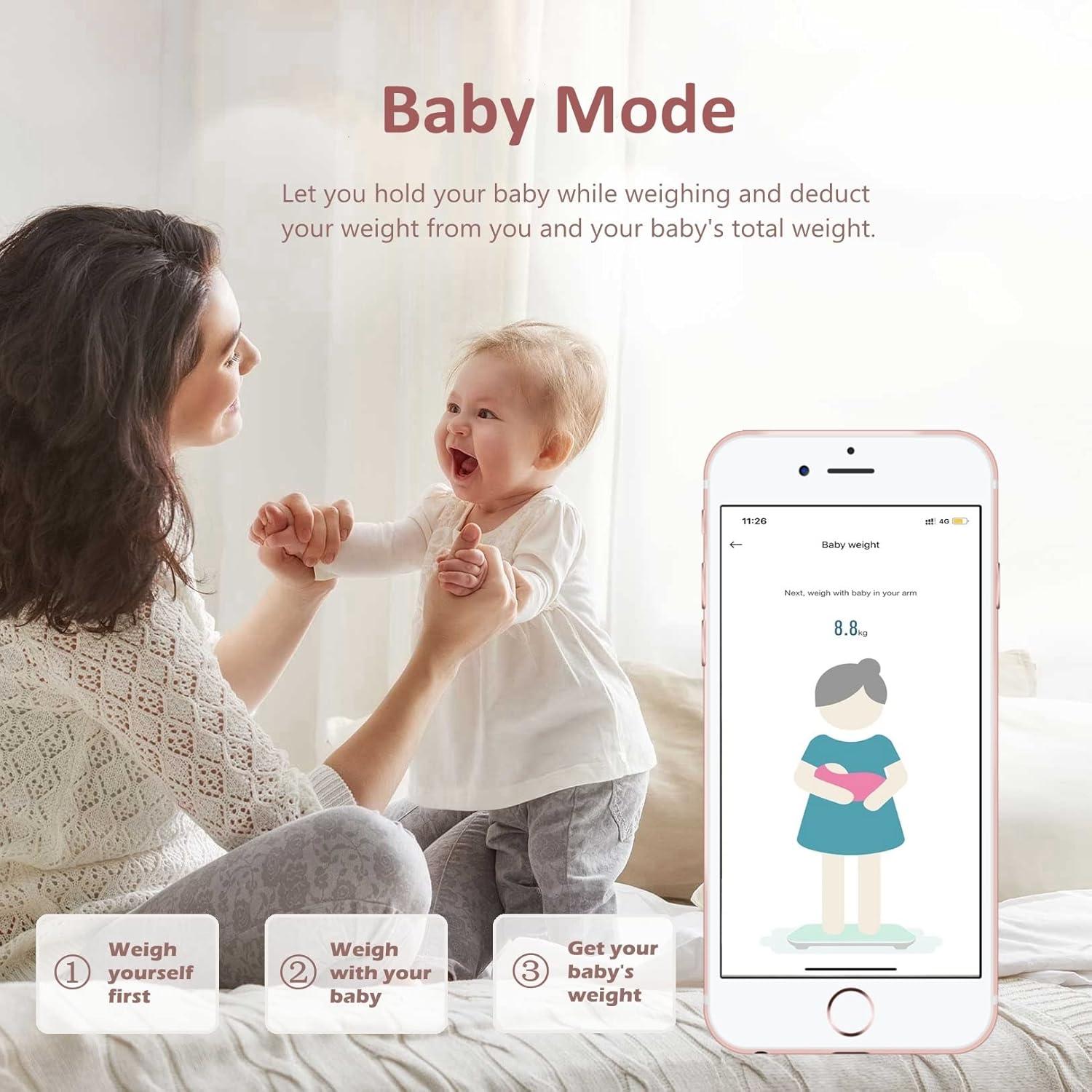 Balanza Digital Inteligente NUTRI FIT 150kg Bluetooth IMC