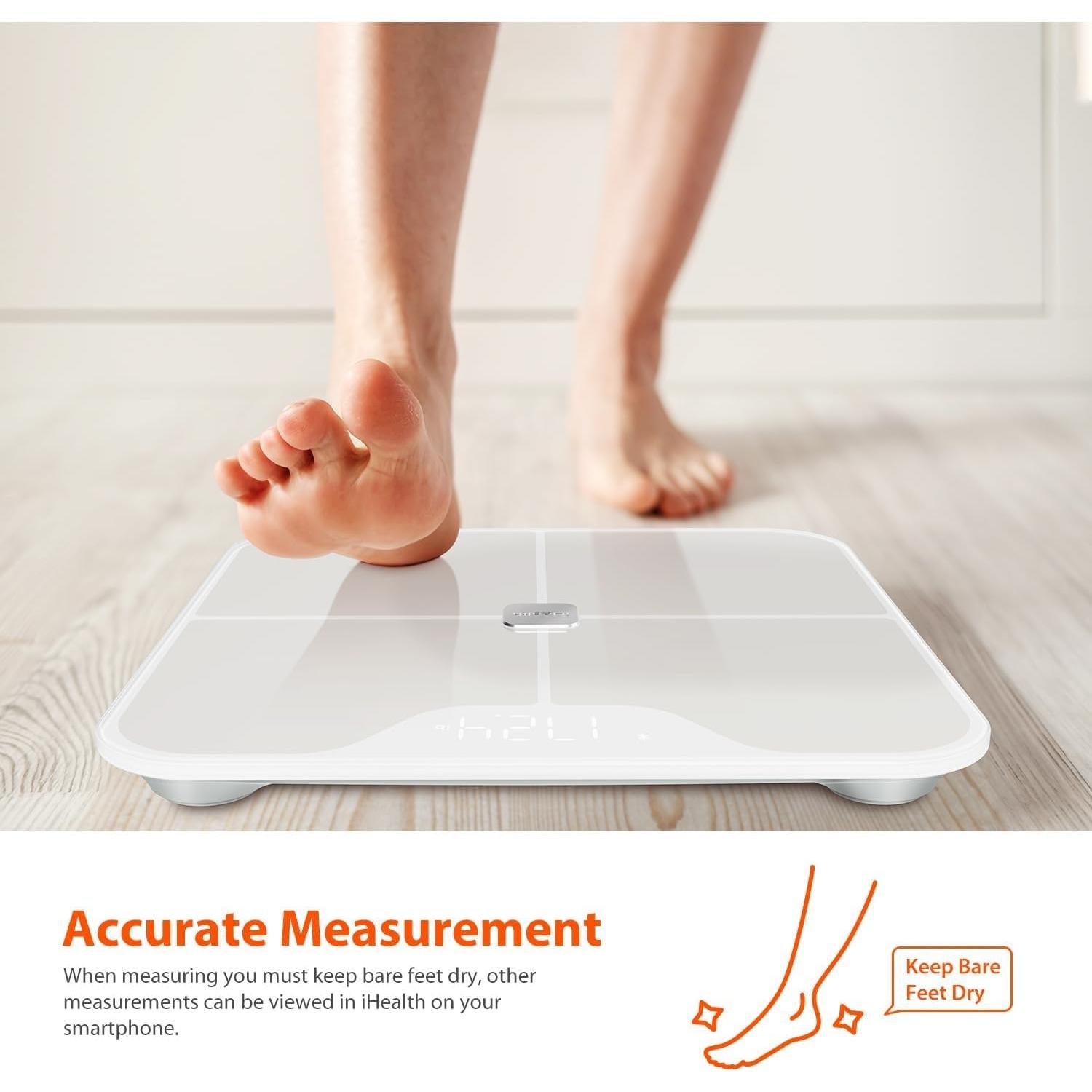 Báscula Inteligente iHealth Nexus Bluetooth Grasa Corporal 181kg