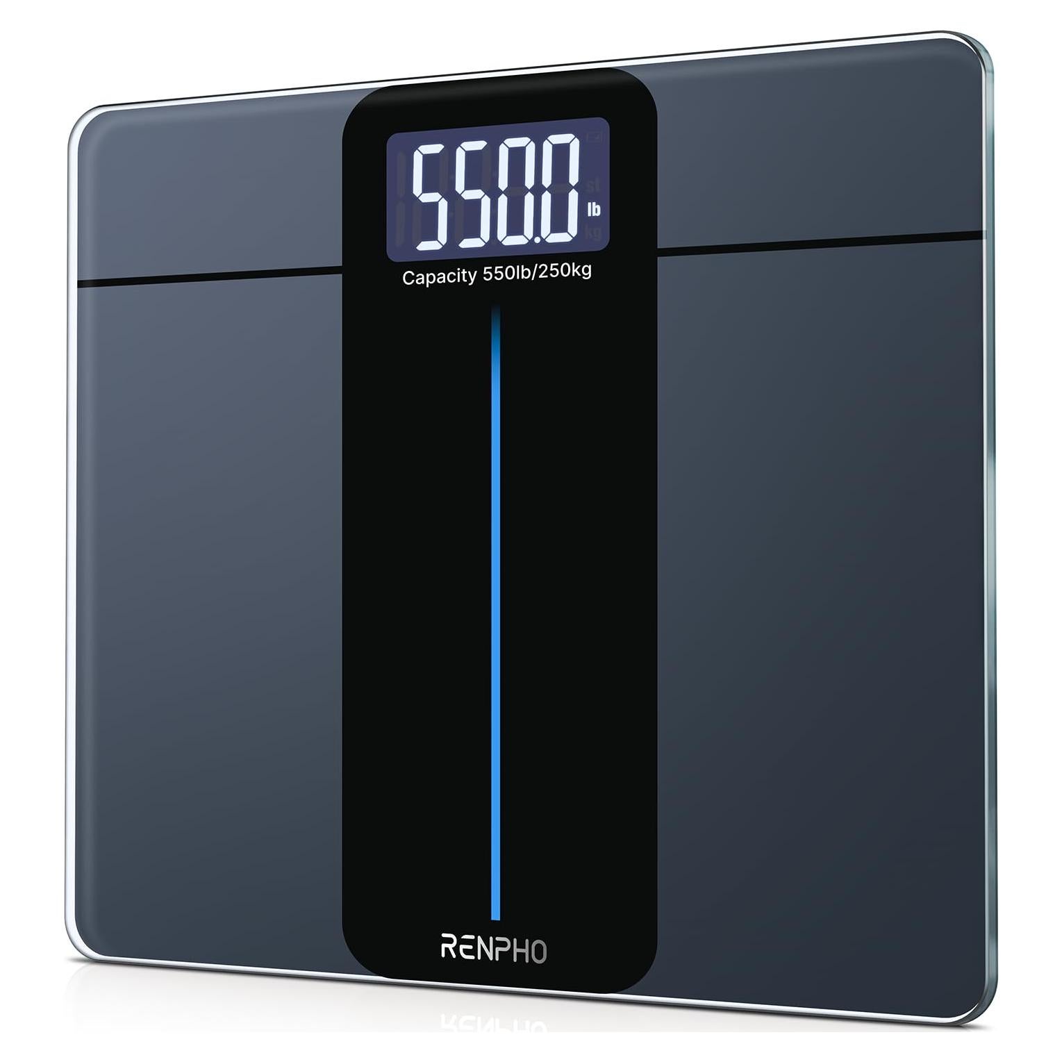 Balanza Digital RENPHO 250kg con Pantalla LED 33x30cm