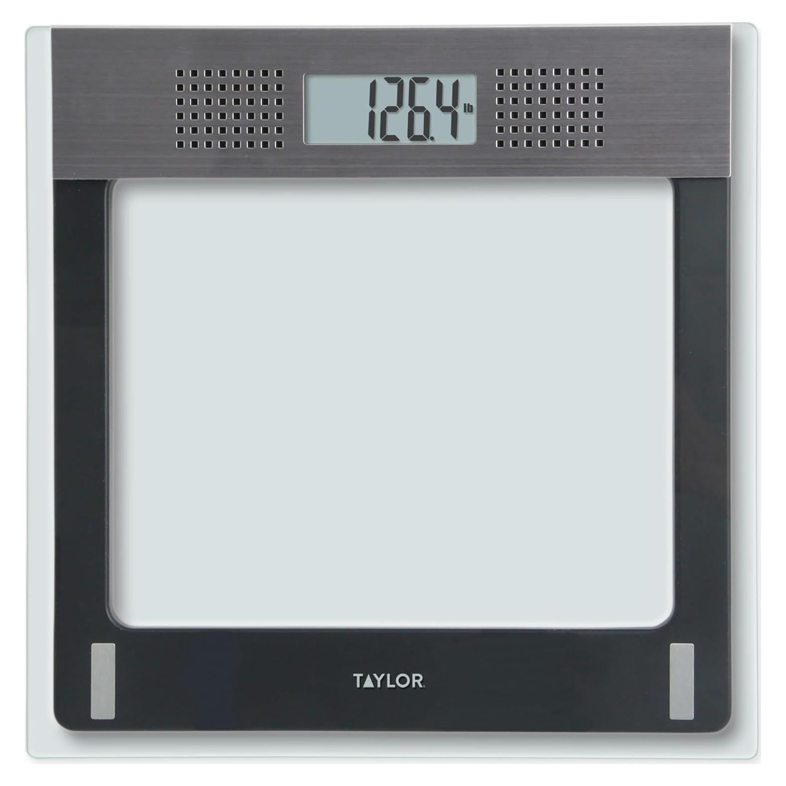 Báscula de Baño Electrónica Hablante Taylor 200 Kg Vidrio