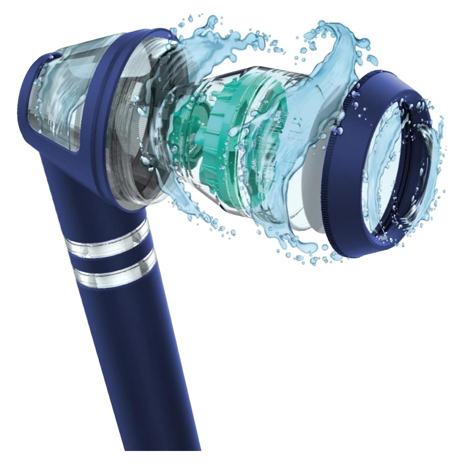 Cabezal de Ducha Filtrado Poseion BT100 - Alta Presión, 24.13 cm