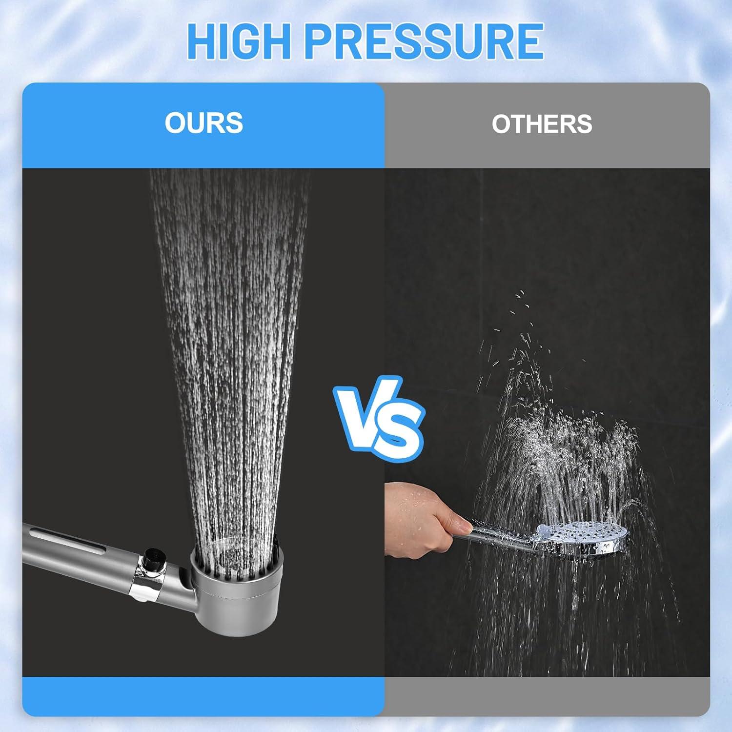 Cabezal de Ducha Filtrado Fooyoubei con Manguera 150 cm