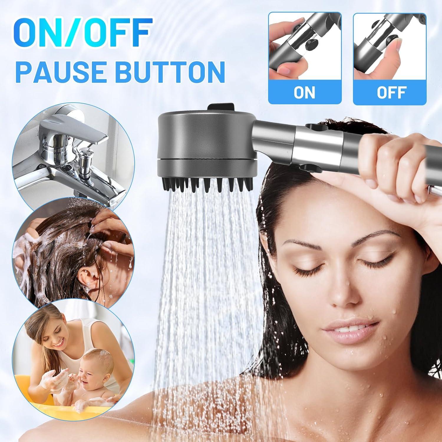 Cabezal de Ducha Filtrado Fooyoubei con Manguera 150 cm