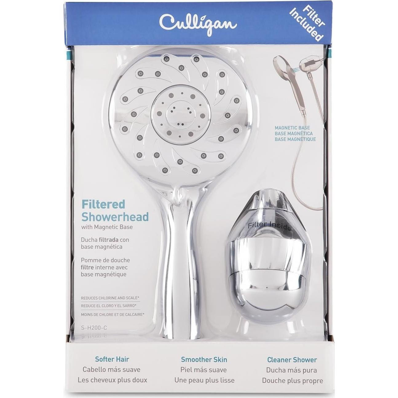 Cabezal de Ducha de Mano Culligan S-H200-C con Filtro Cromo