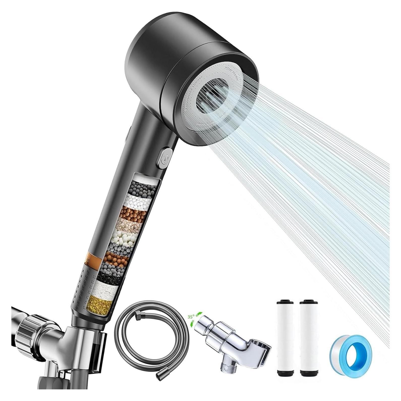 Cabezal de Ducha Filtrado YOUMEIYUAN 4 Modos Alta Presión