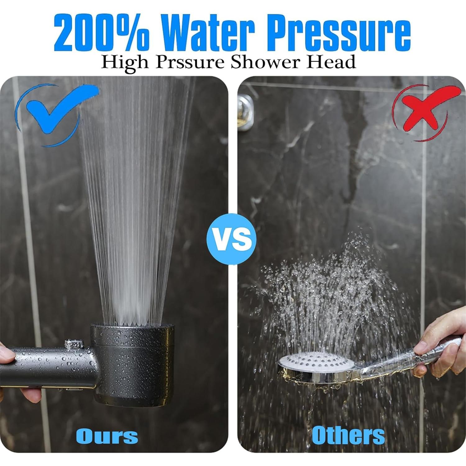 Cabezal de Ducha Filtrado YOUMEIYUAN 4 Modos Alta Presión