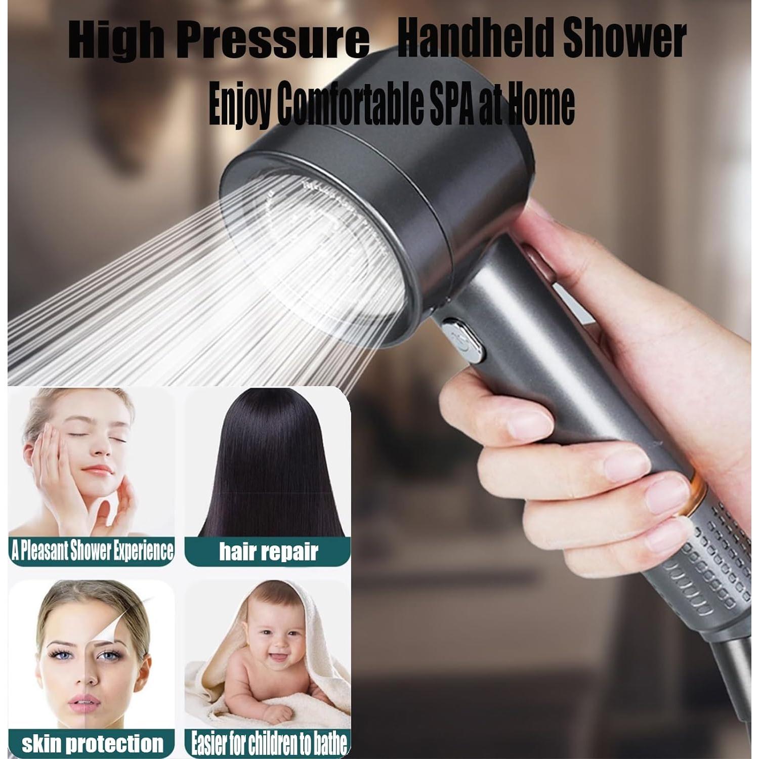 Cabezal de Ducha Filtrado YOUMEIYUAN 4 Modos Alta Presión