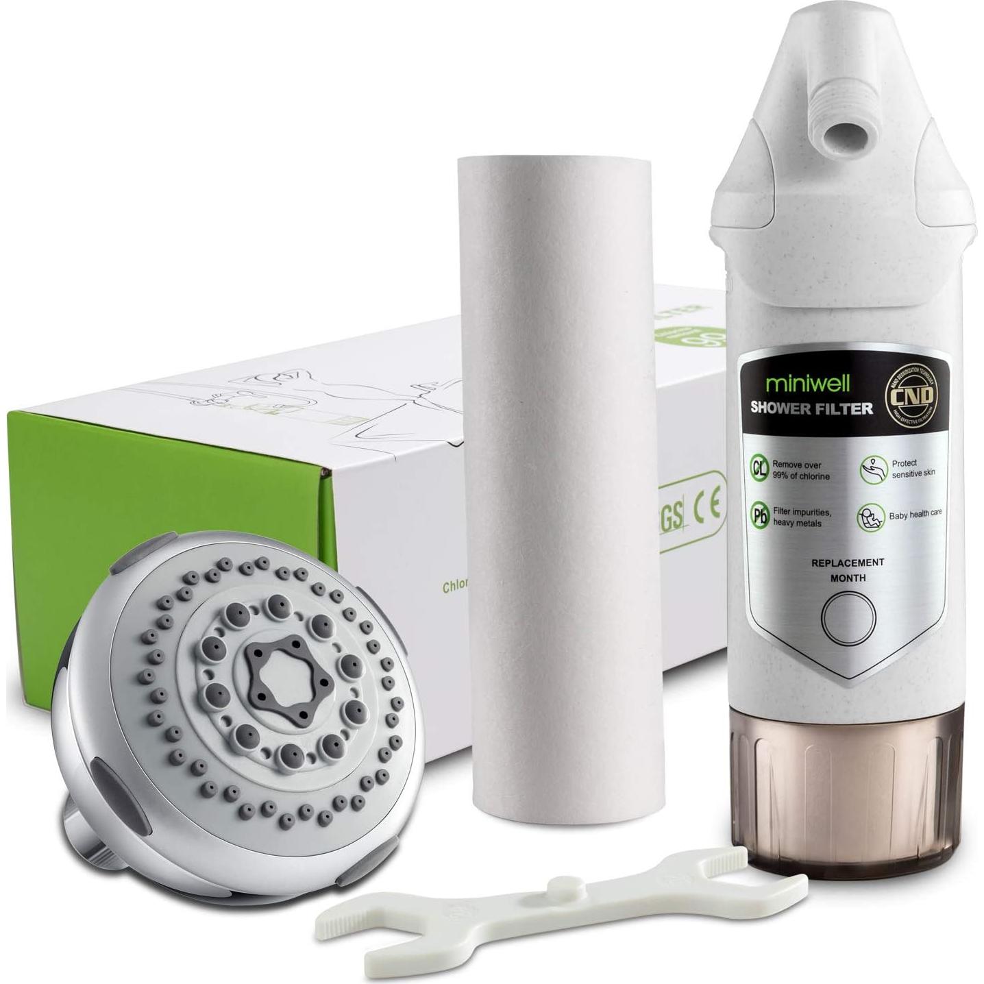 Filtro de Ducha Miniwell L720-Plus con Cabezal y Cartuchos