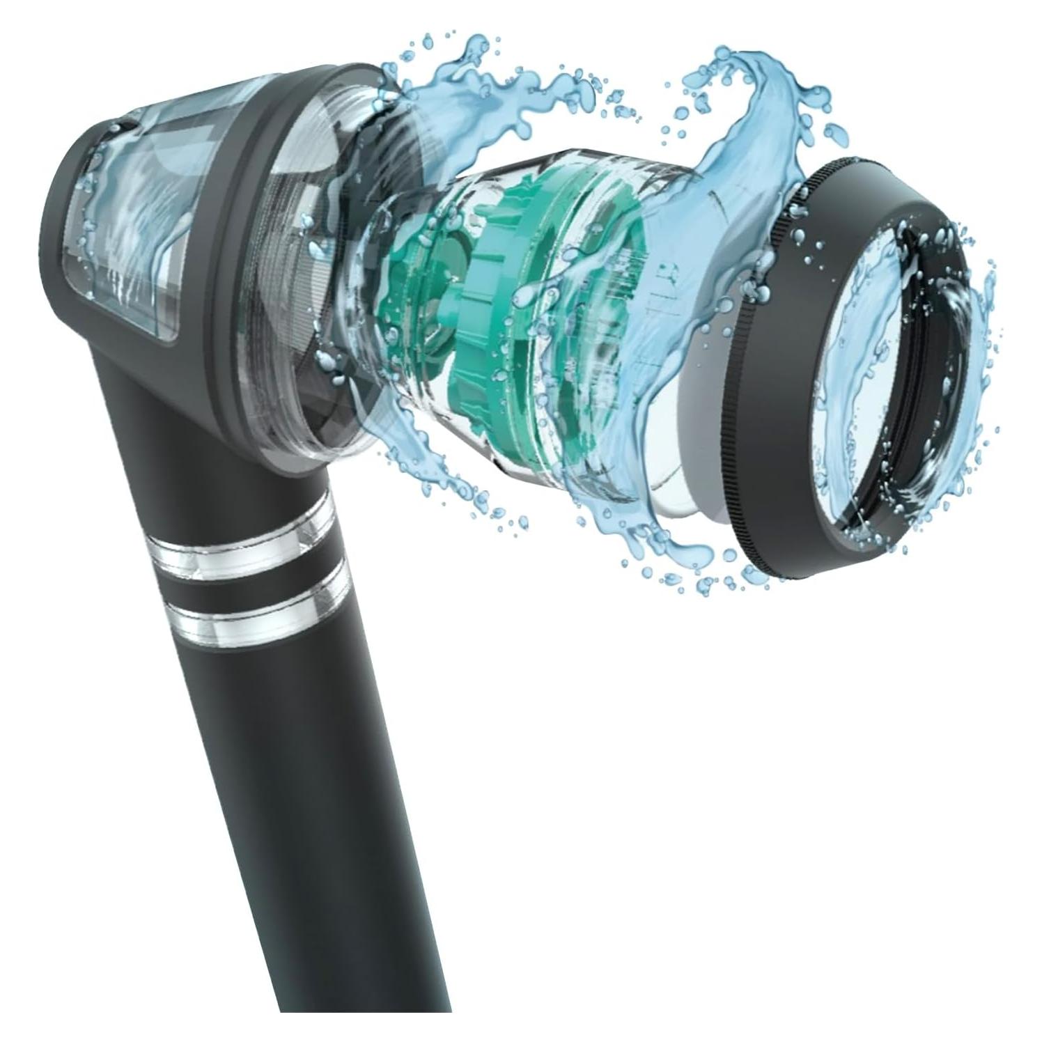 Cabezal de Ducha Filtrado Poseion BT100DG - Alta Presión, Gris