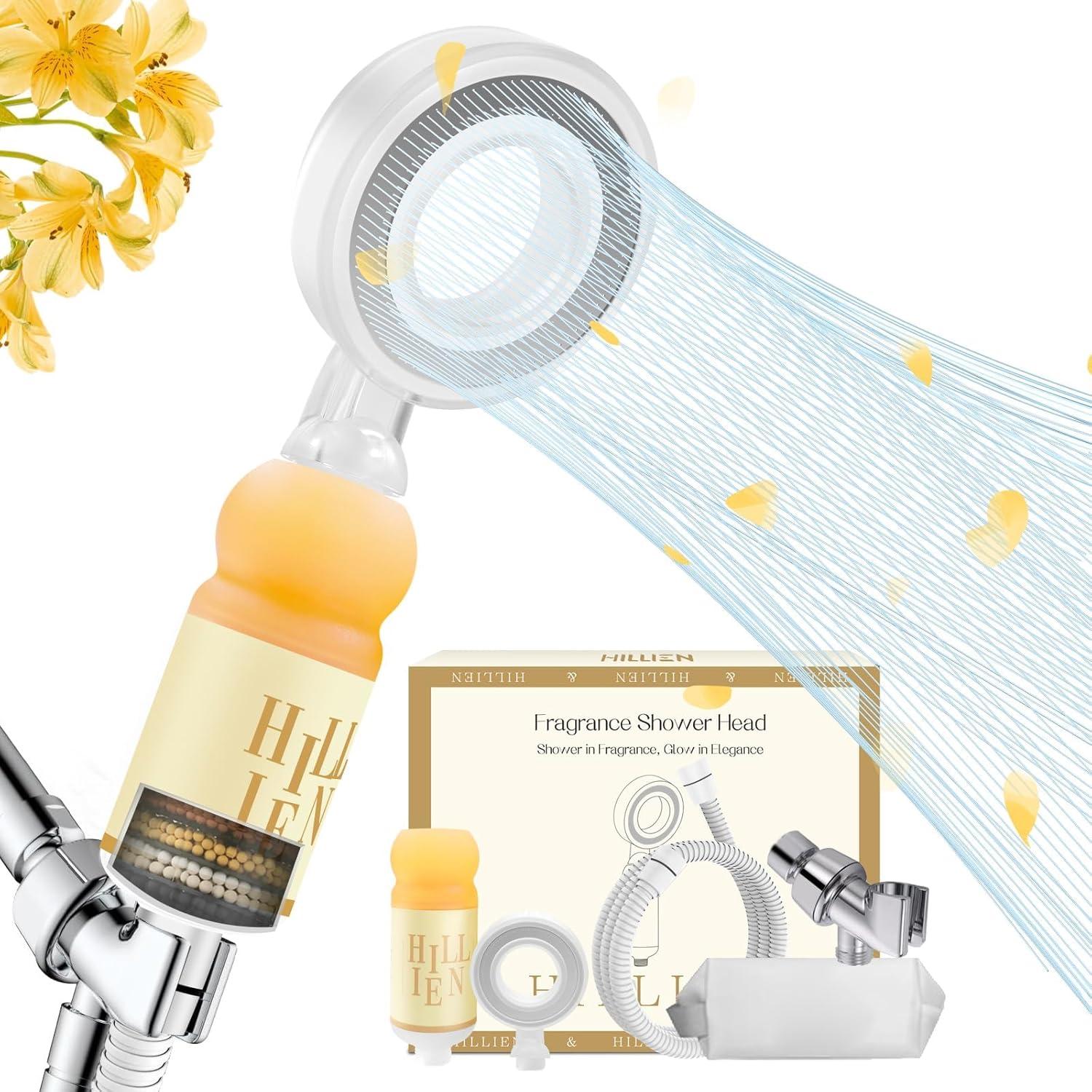 Cabezal de Ducha Filtrado HILLIEN con Vitamina C y Aromaterapia