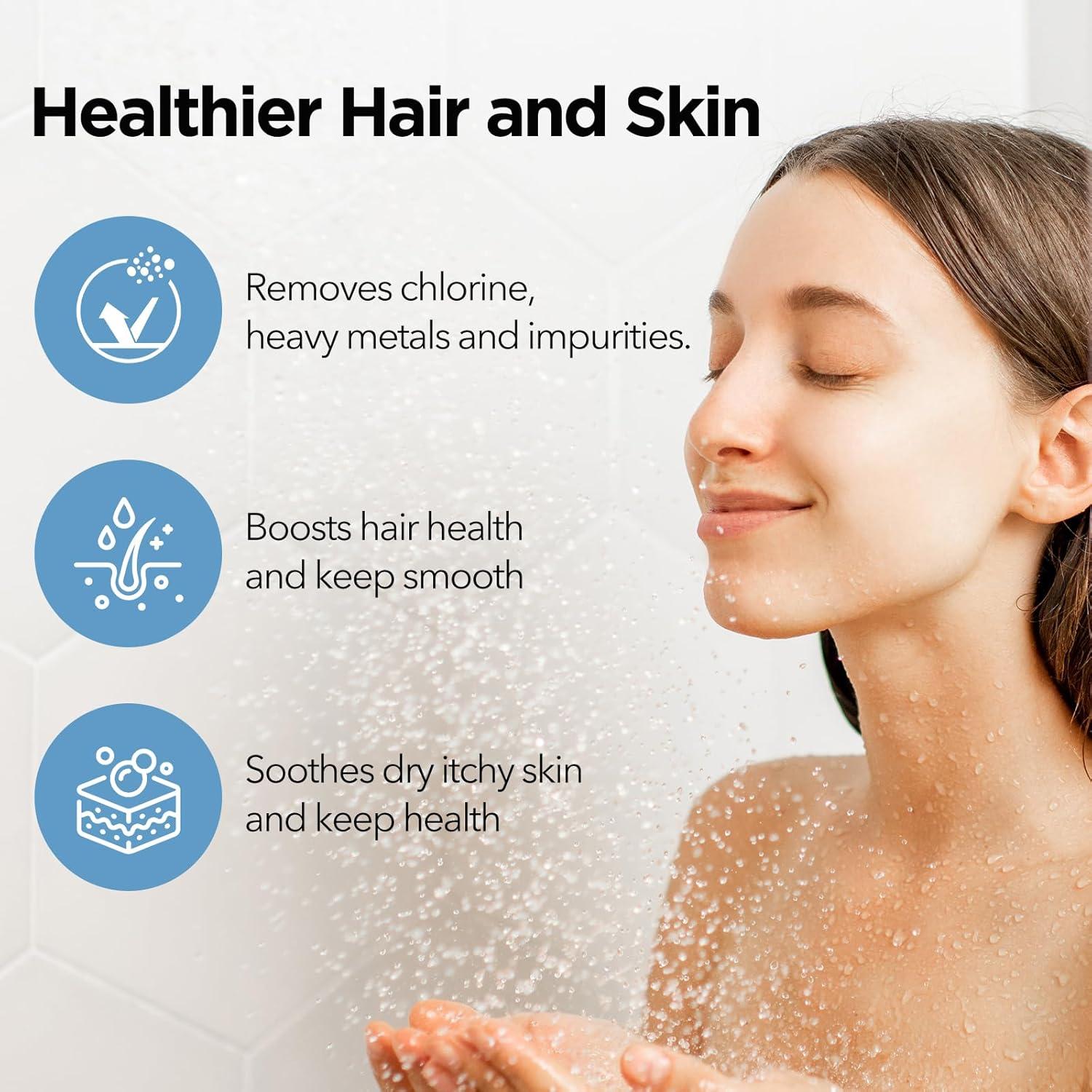 Cabezal de Ducha Filtrado MakeFit - Alta Presión 5 Modos Cromo