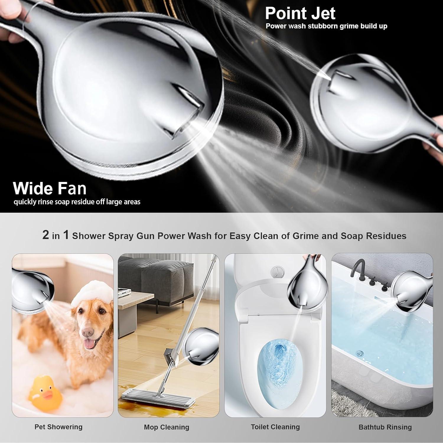 Cabezal de Ducha Filtrada Joyluck con 10 Modos y Filtro Premium