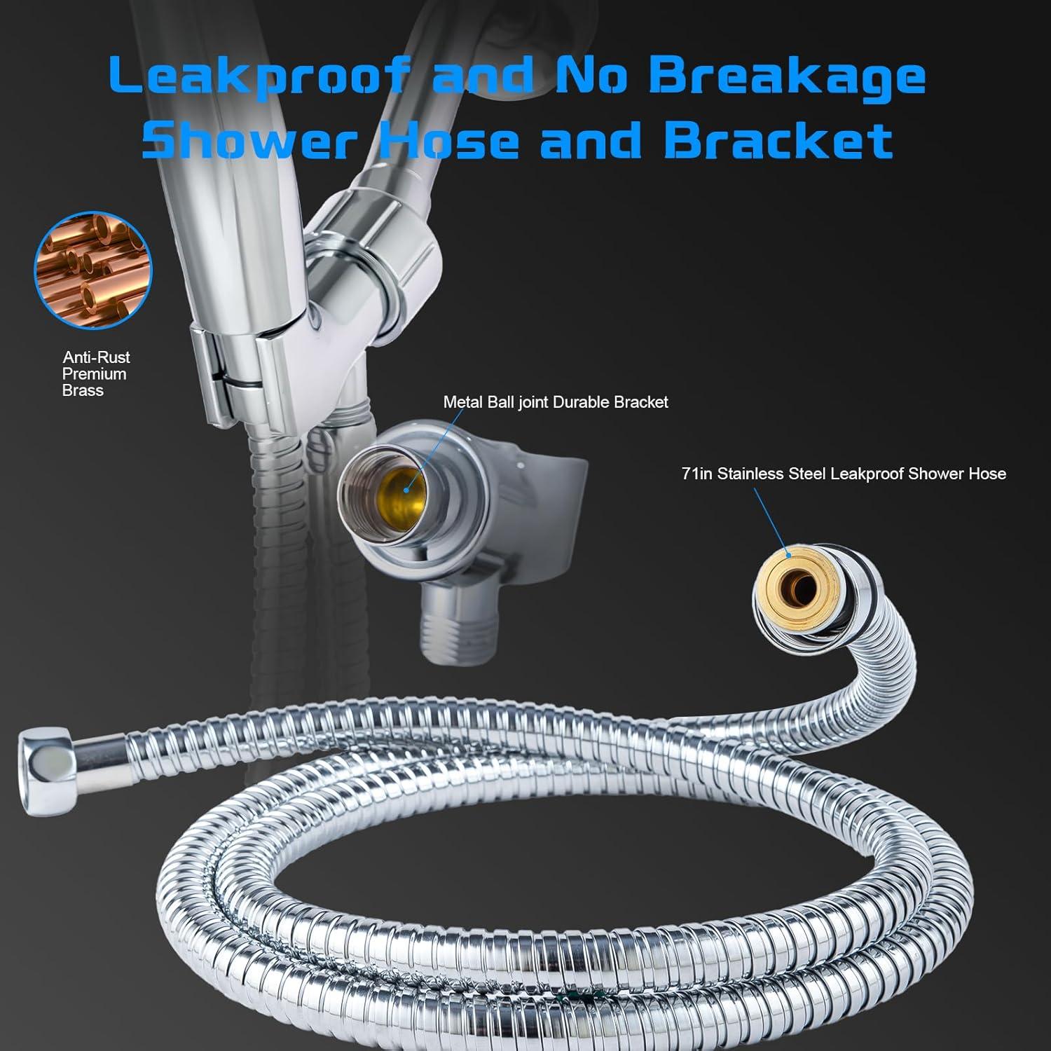 Cabezal de Ducha Filtrada Joyluck con 10 Modos y Filtro Premium