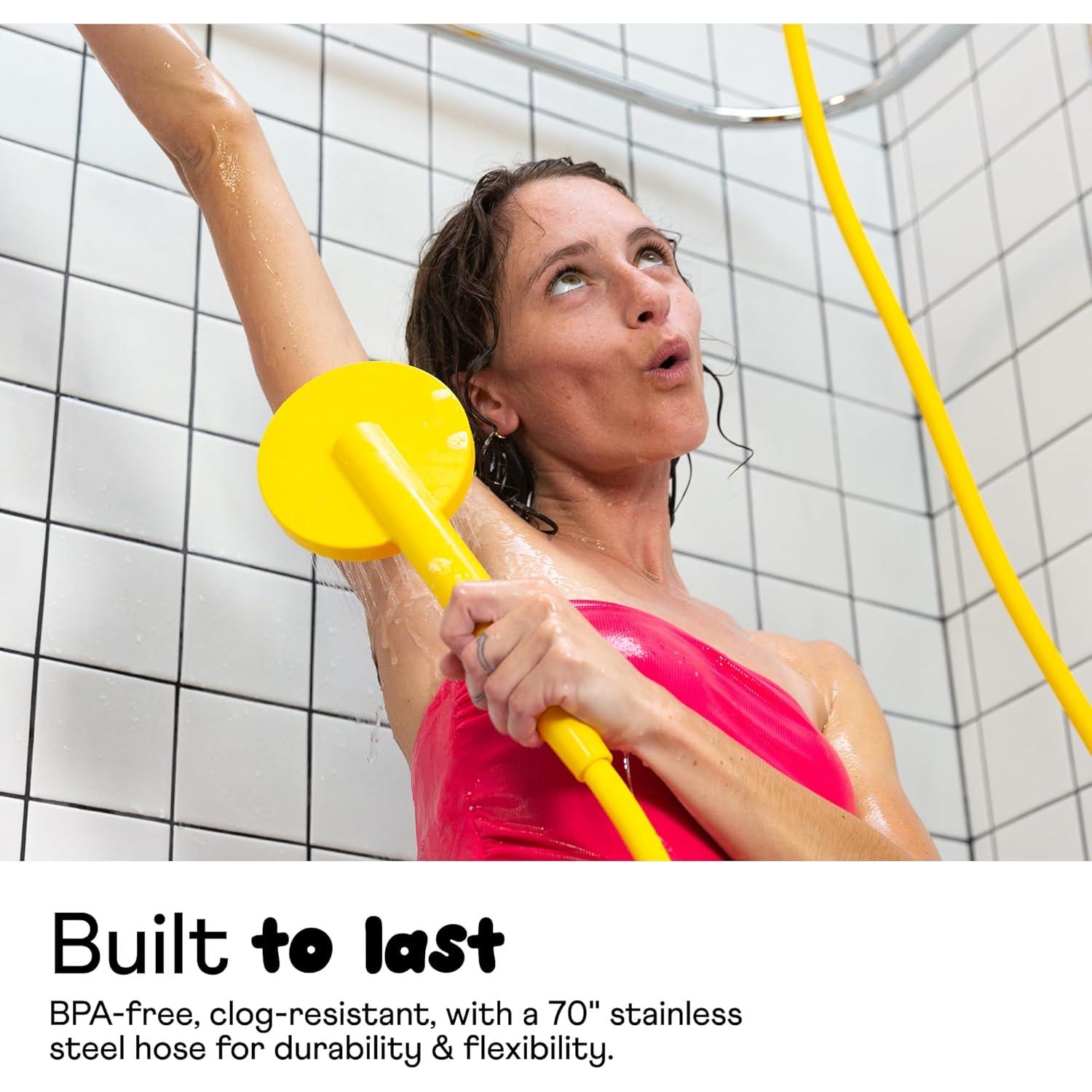 Cabezal de Ducha de Mano Sproos! con Filtros y Manguera 177.8 cm