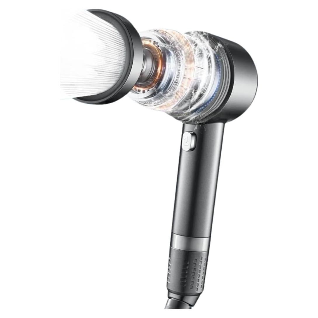 Cabezal de Ducha Filtrado Lucinn Pro - Alta Presión 12 Etapas