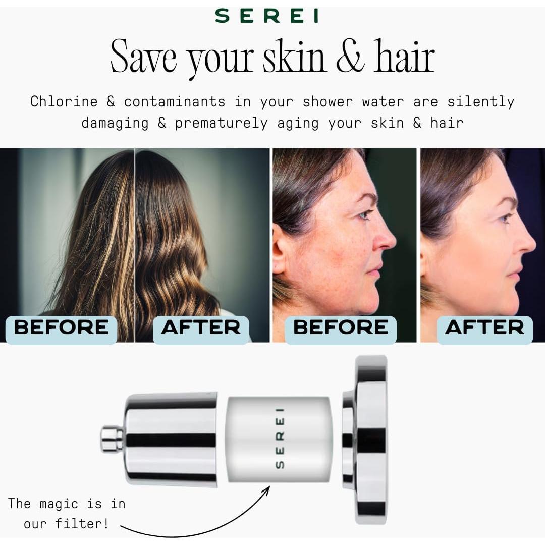 Cabezal de Ducha Filtrado Serei - Alta Presión y Purificación