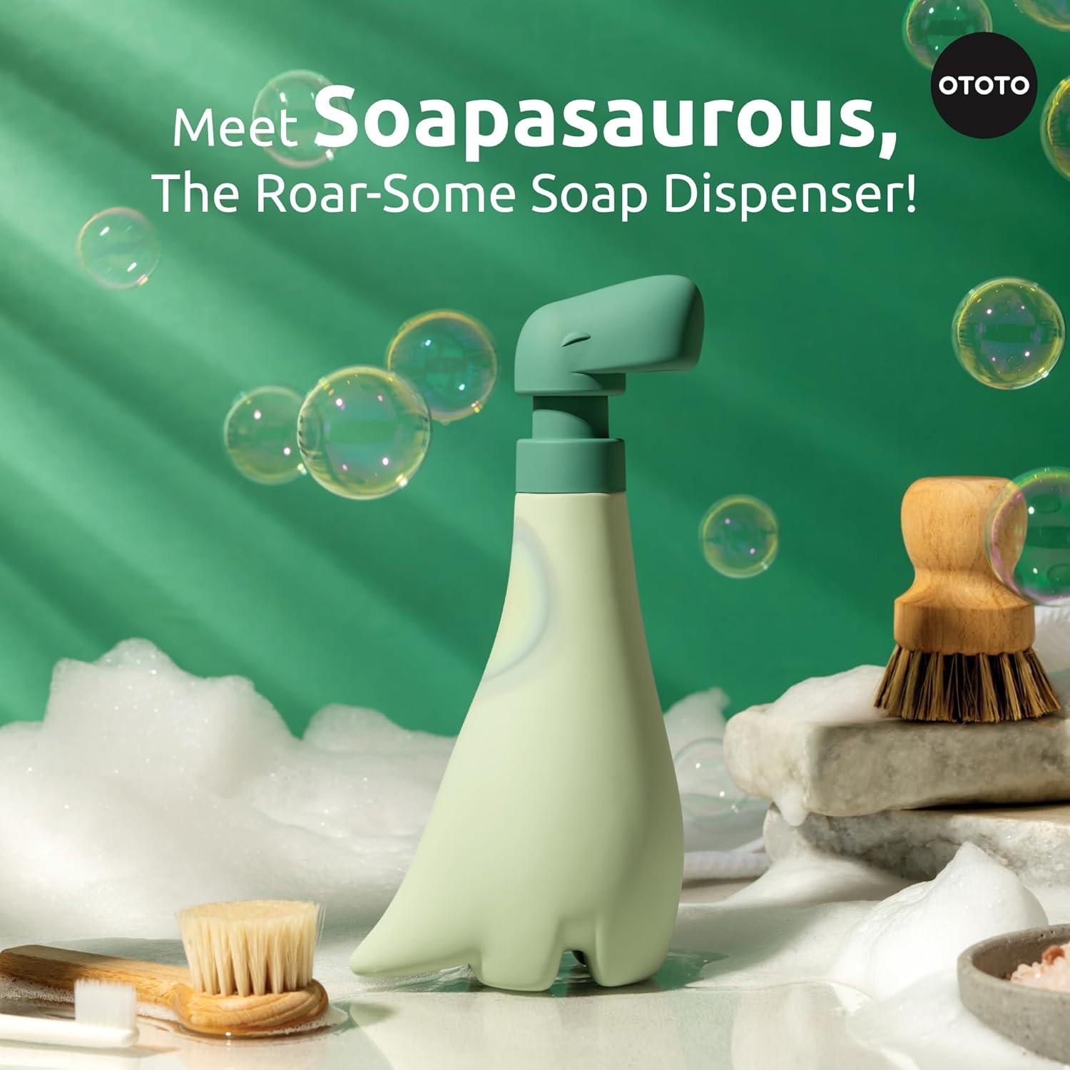 Dispensador de Jabón Soapasaurous OTOTO Verde 260ml