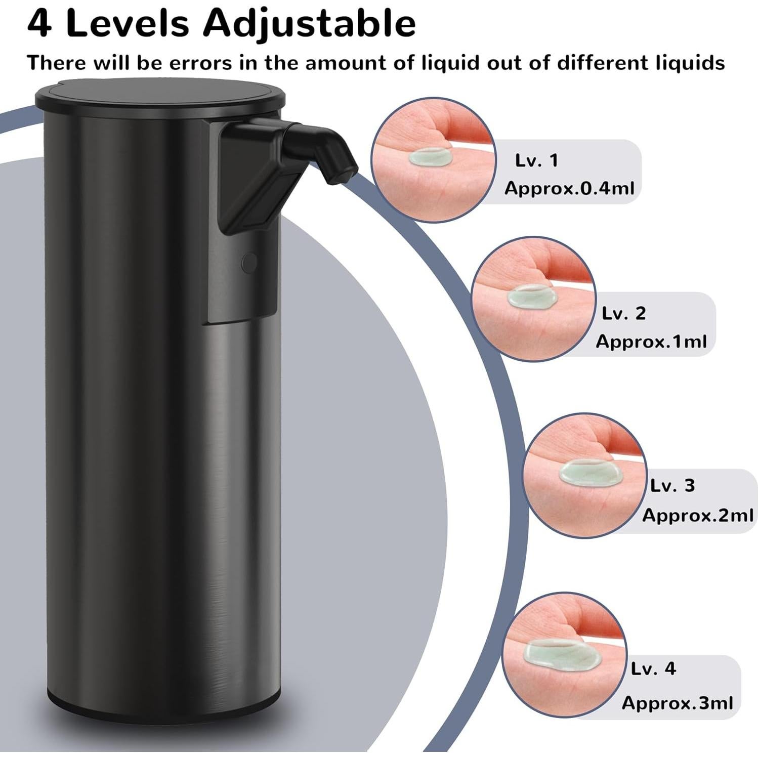Dispensador Automático de Jabón Inoxidable Invocar a los Elfos 350ml