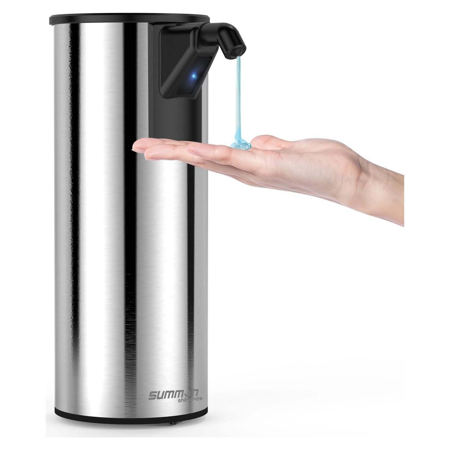 Dispensador de Jabón Automático Inoxidable 350ml Sin Contacto