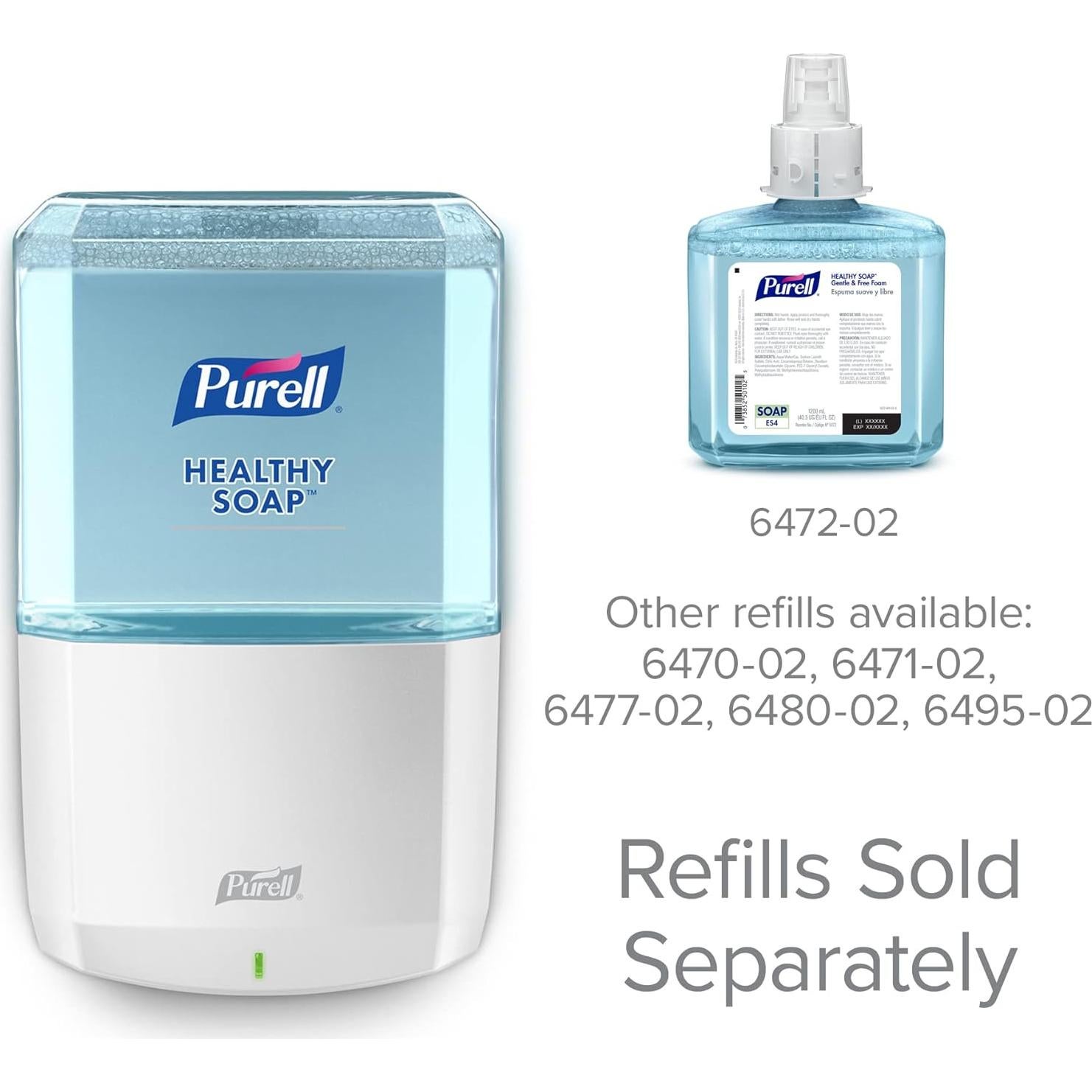 Dispensador Automático de Jabón Purell ES6 Blanco 1200 mL