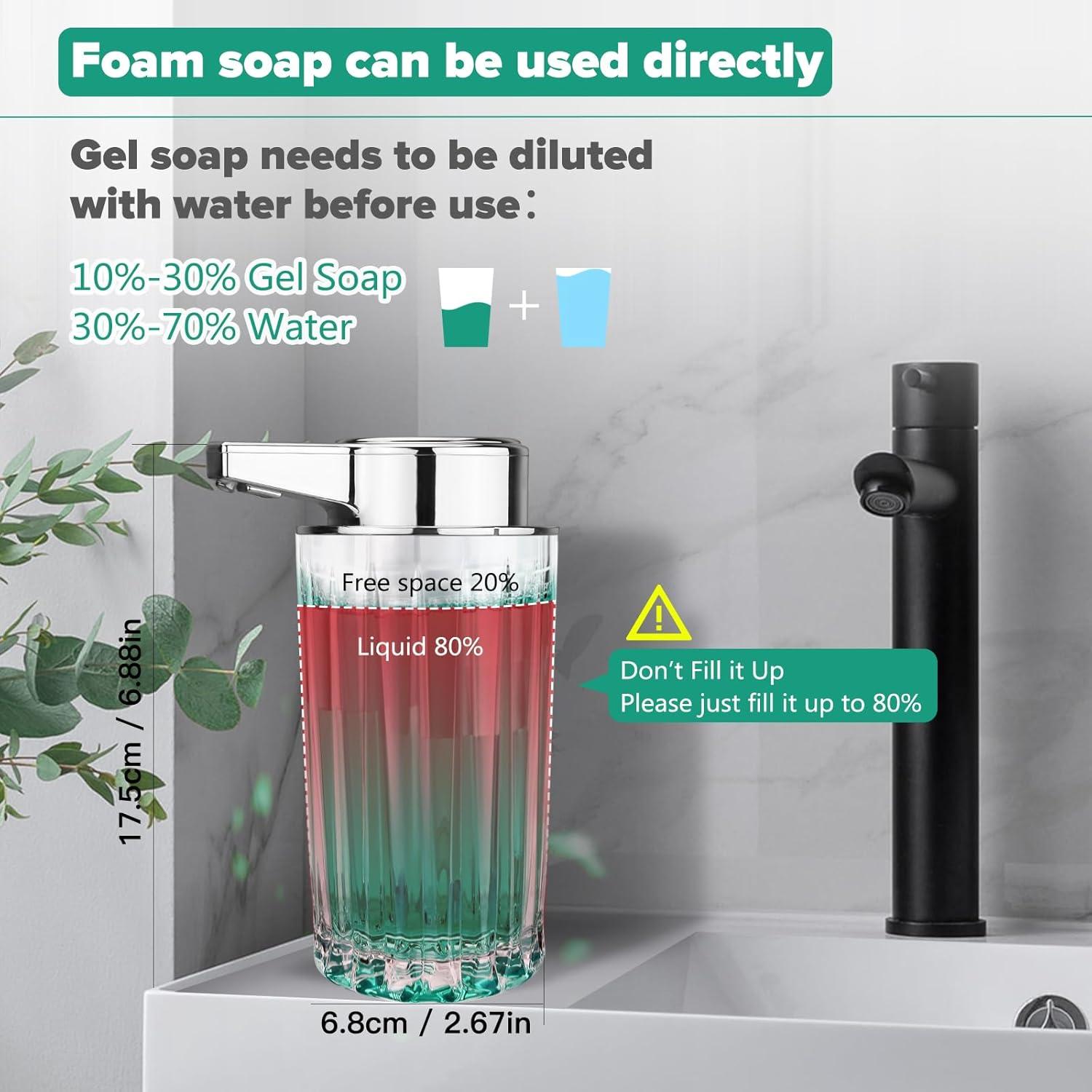 Dispensador Automático de Jabón Espumoso Blancel 311 ml