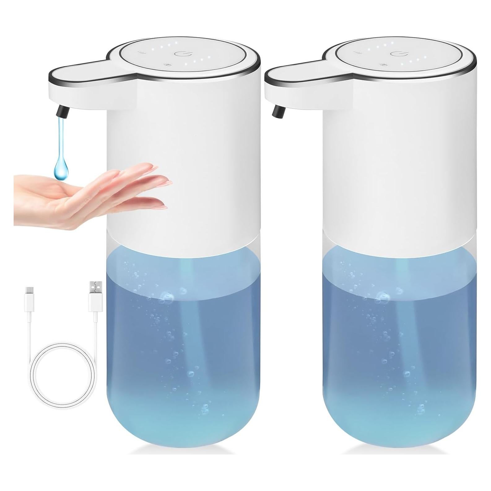 Pack de 2 dispensadores de jabón automático VZZNN 400ml