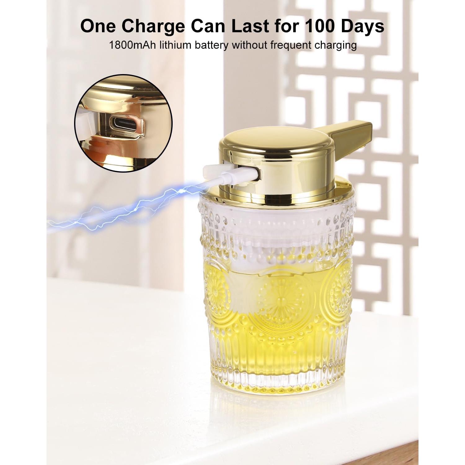 Dispensador de Jabón Automático Sespac de Vidrio 1131ml