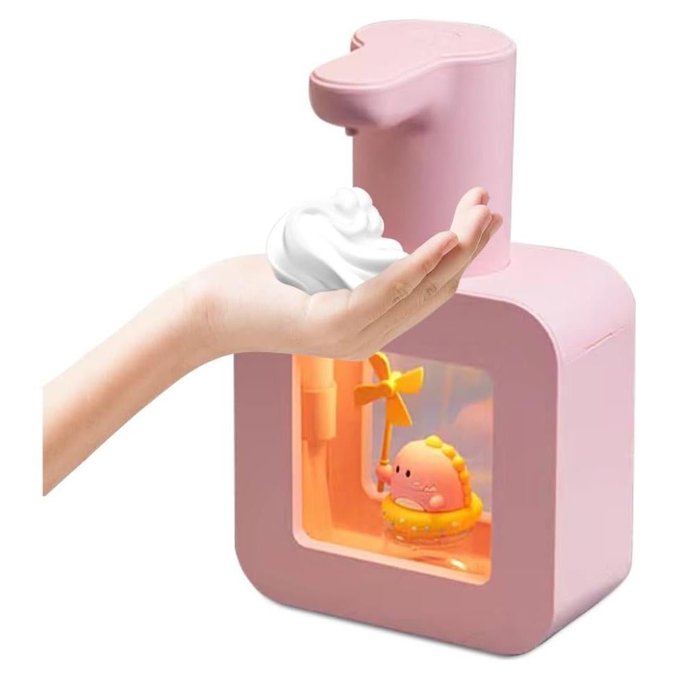 Dispensador Automático de Jabón Espumoso Ipalmay 400ml Rosa