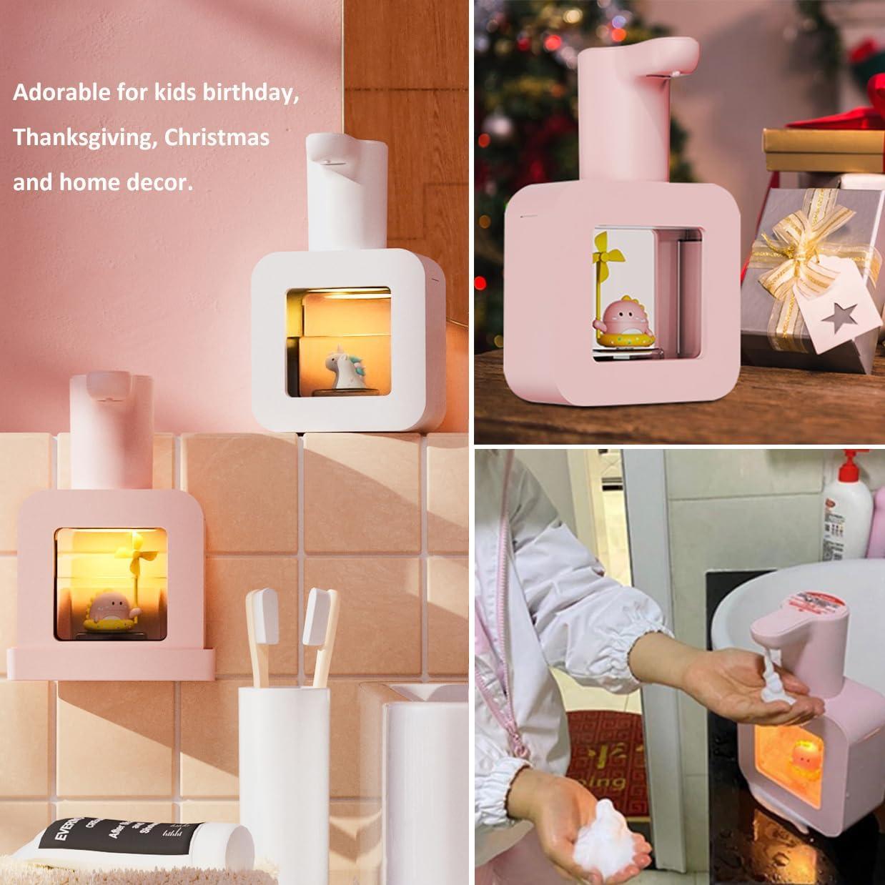 Dispensador Automático de Jabón Espumoso Ipalmay 400ml Rosa