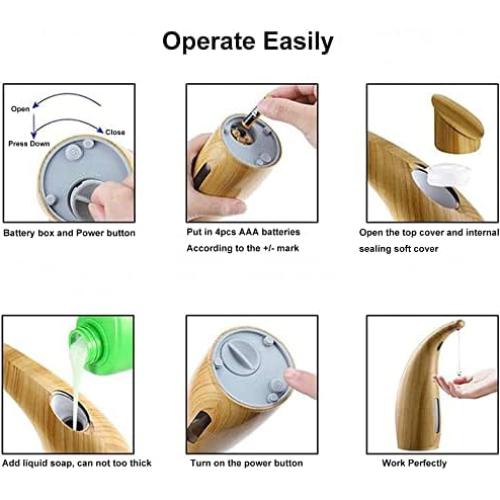 Dispensador de Jabón Automático GULICA 300ml Oro IPX6