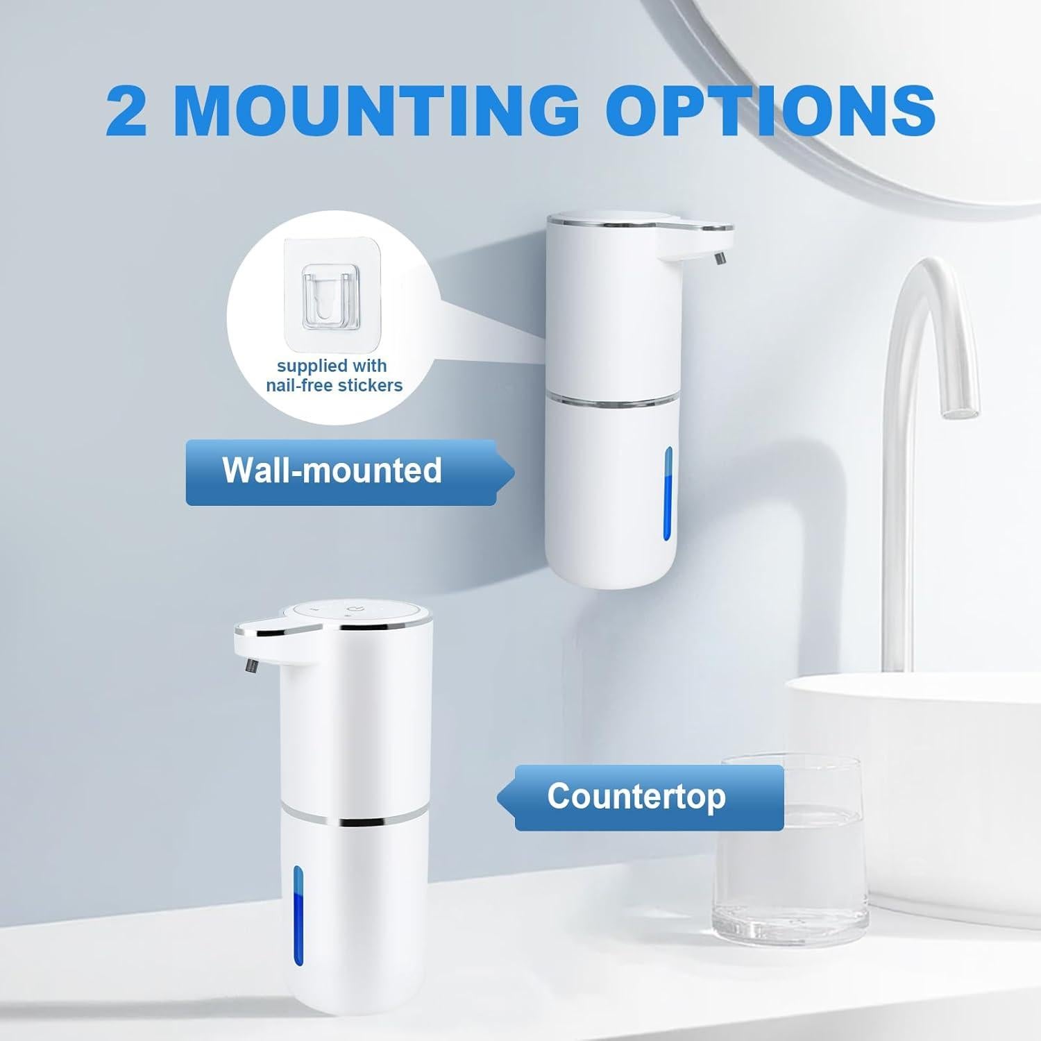 Dispensador de Jabón Automático Melygale Blanco 348g USB Recargable